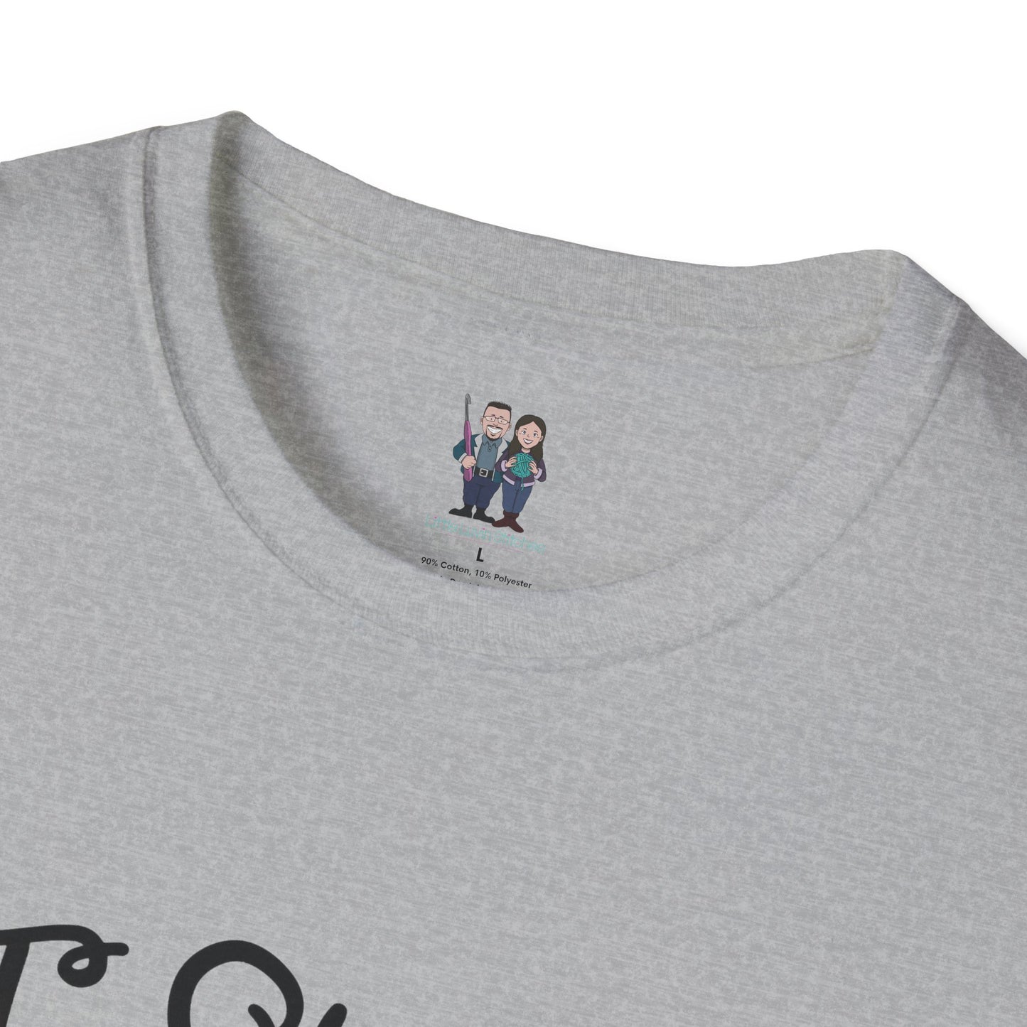 Thoughtful Crochet Saying Unisex Softstyle Tee, Gift For Crochet Lover