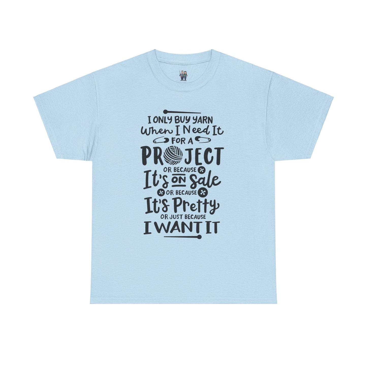 Funny Crochet Theme Unisex Heavy Cotton Tee