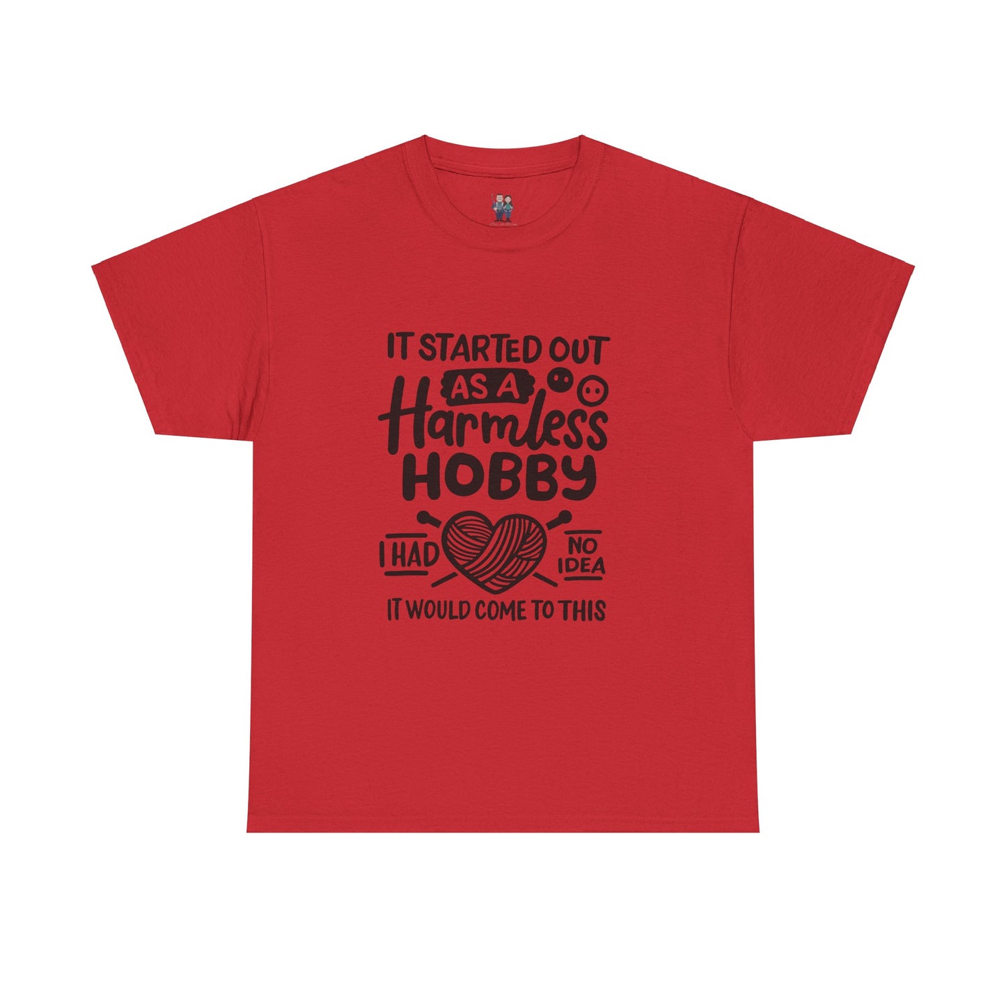 Crochet Hobby T-Shirt Unisex Heavy Cotton Tee