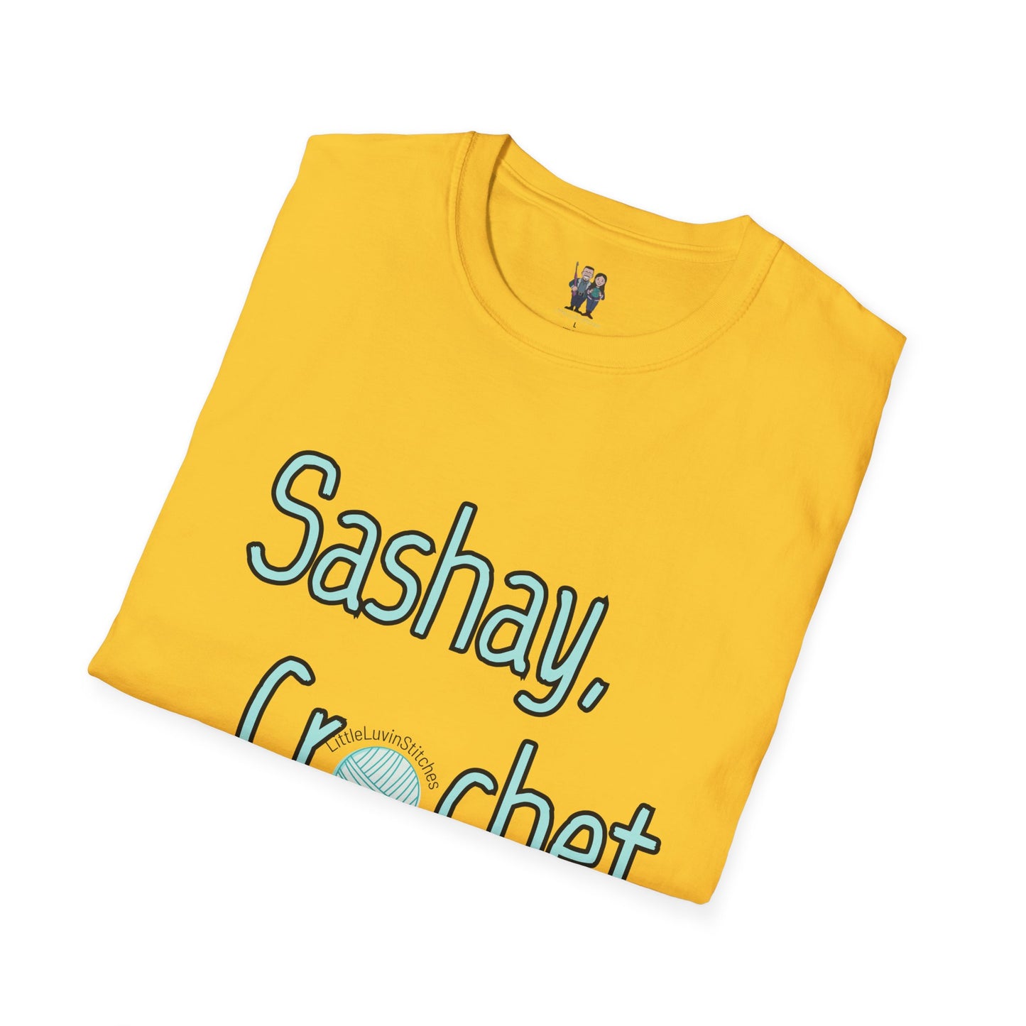 Sashay Crochet, Unisex Softstyle T-Shirt, Comfortable and Extra Soft