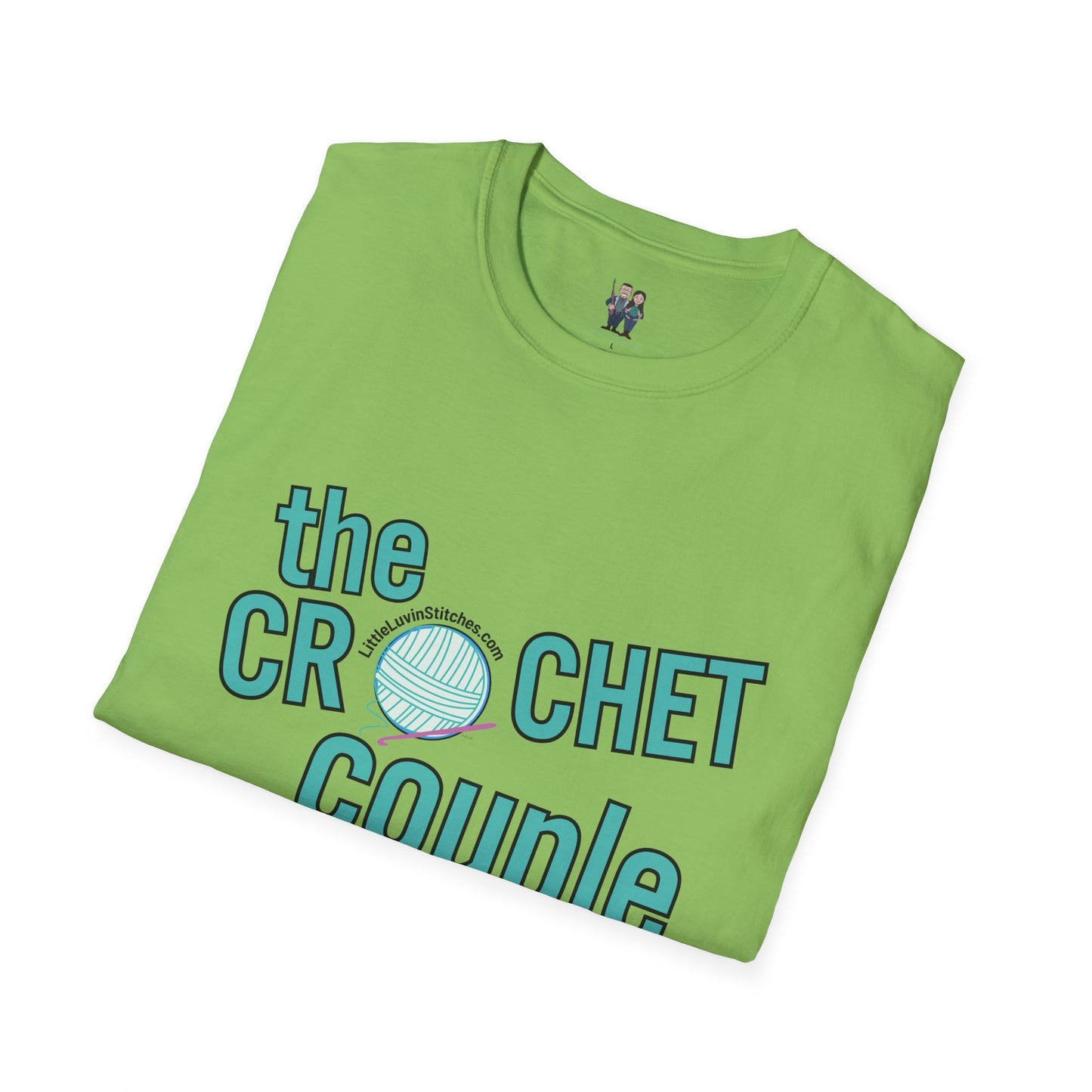 Crochet Couple Unisex Softstyle T-Shirt