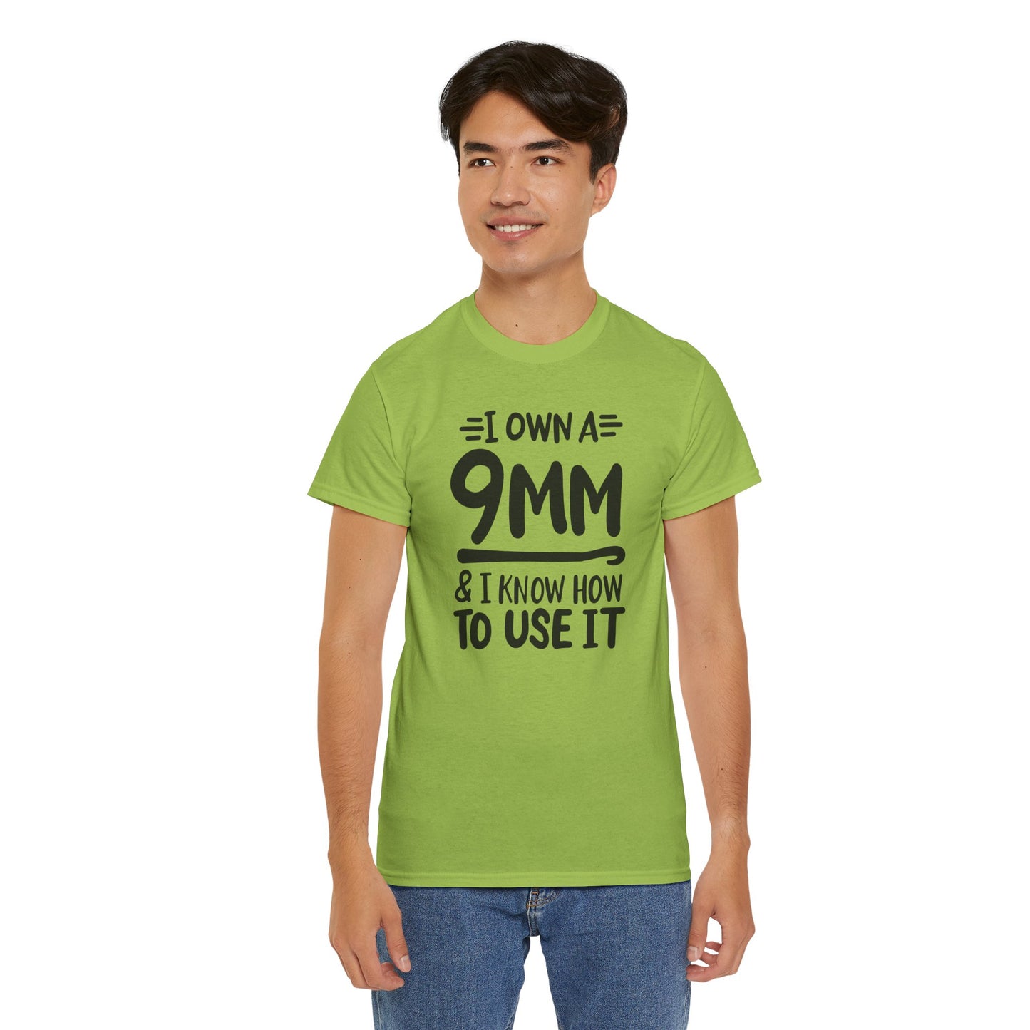 Funny Crochet Theme Unisex Heavy Cotton Tee