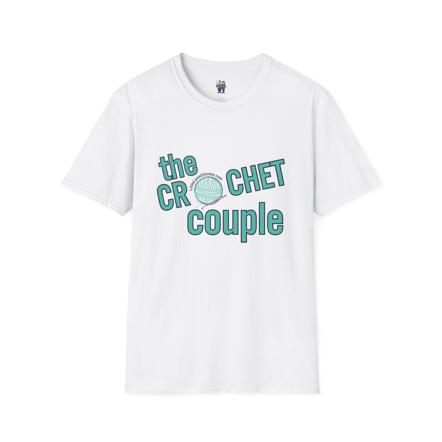 Crochet Couple Unisex Softstyle T-Shirt