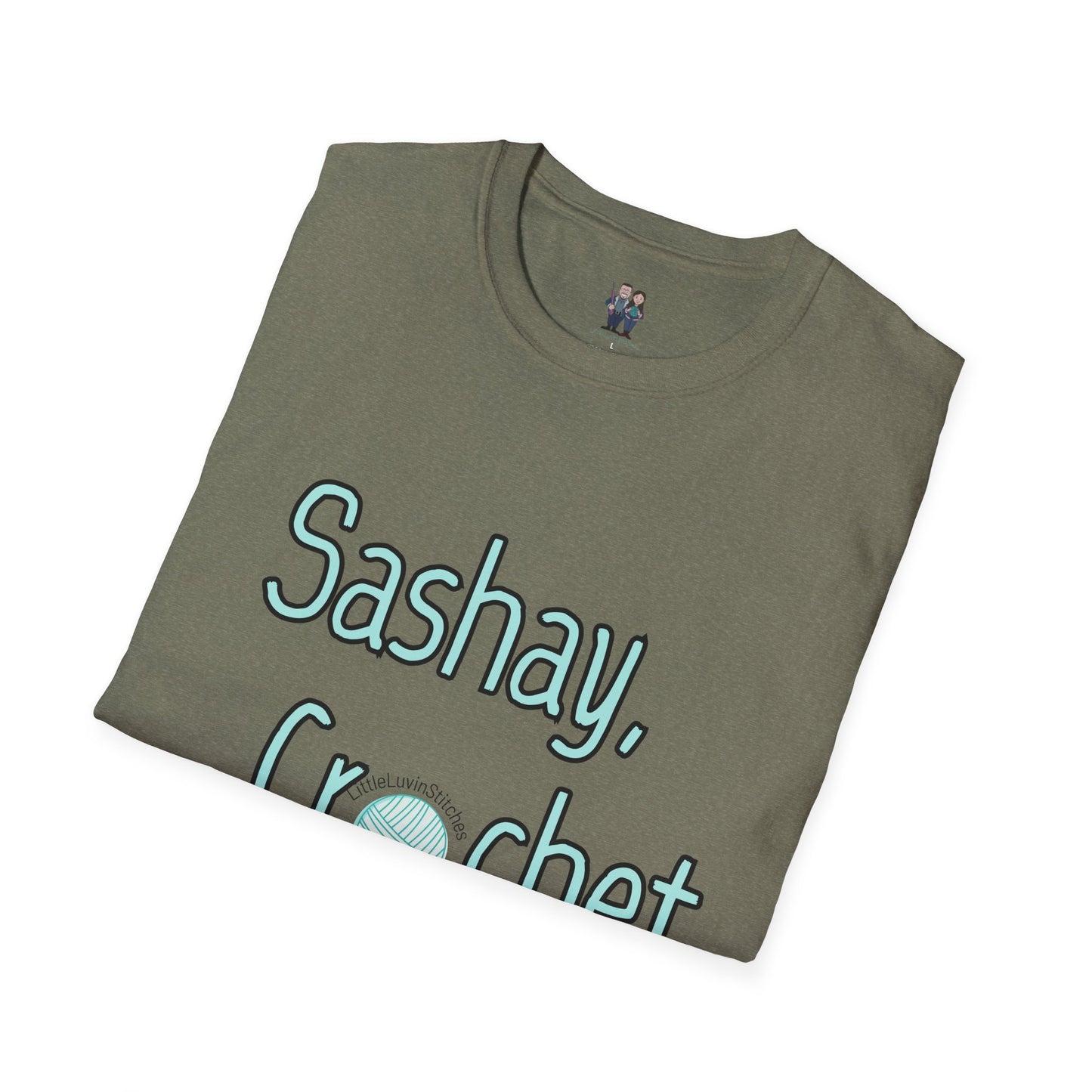 Sashay Crochet, Unisex Softstyle T-Shirt, Comfortable and Extra Soft