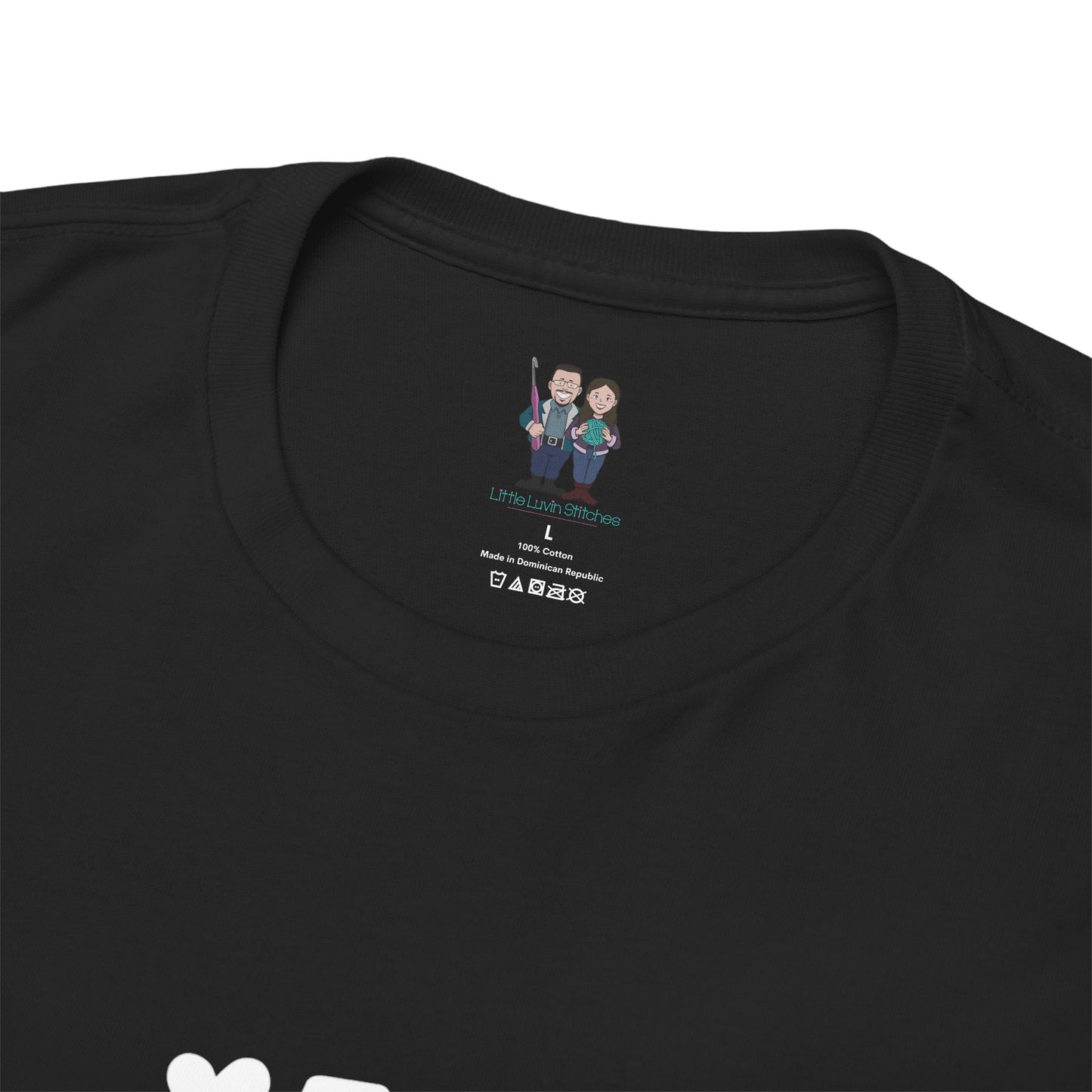 Crochet Humor Unisex Heavy Cotton Tee