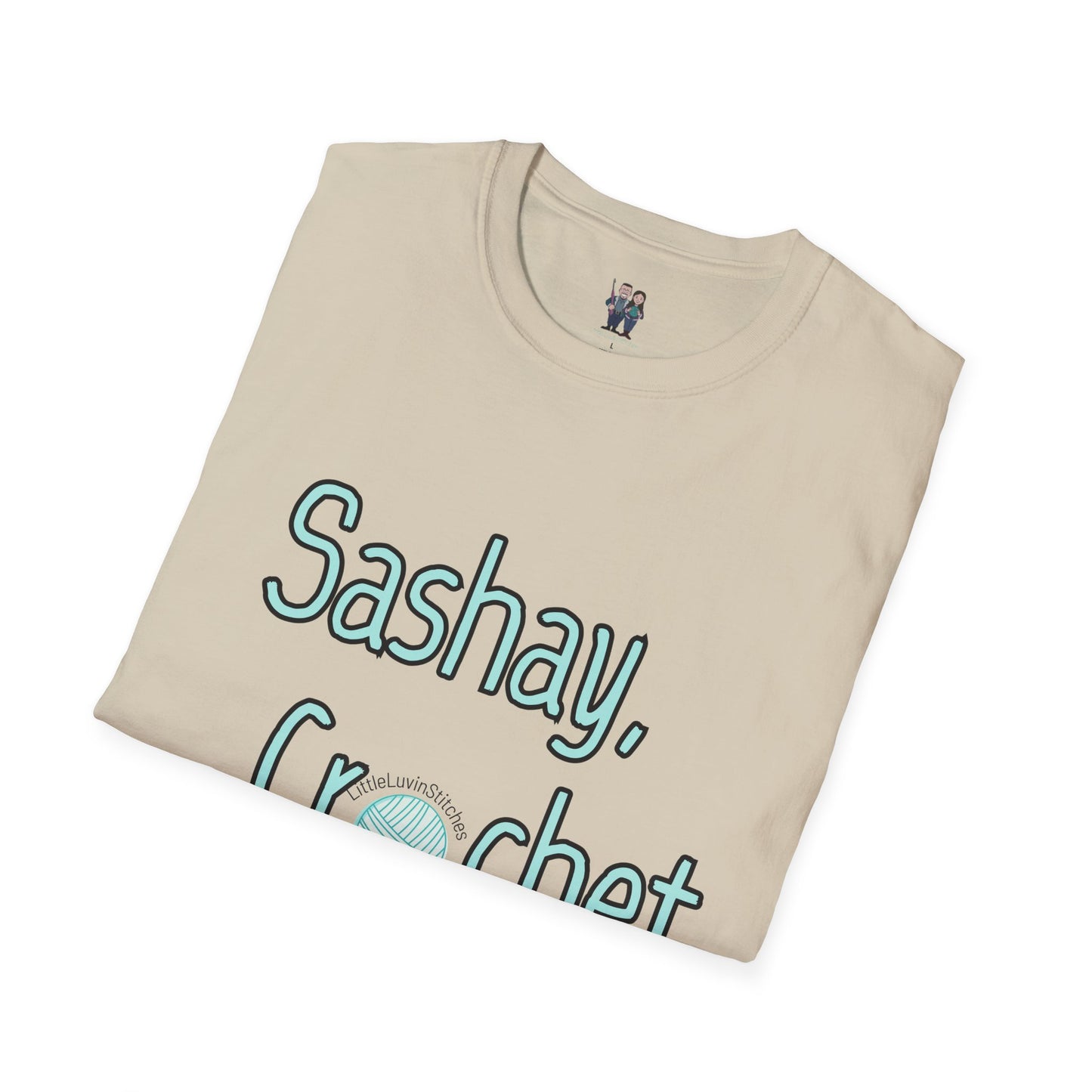 Sashay Crochet, Unisex Softstyle T-Shirt, Comfortable and Extra Soft