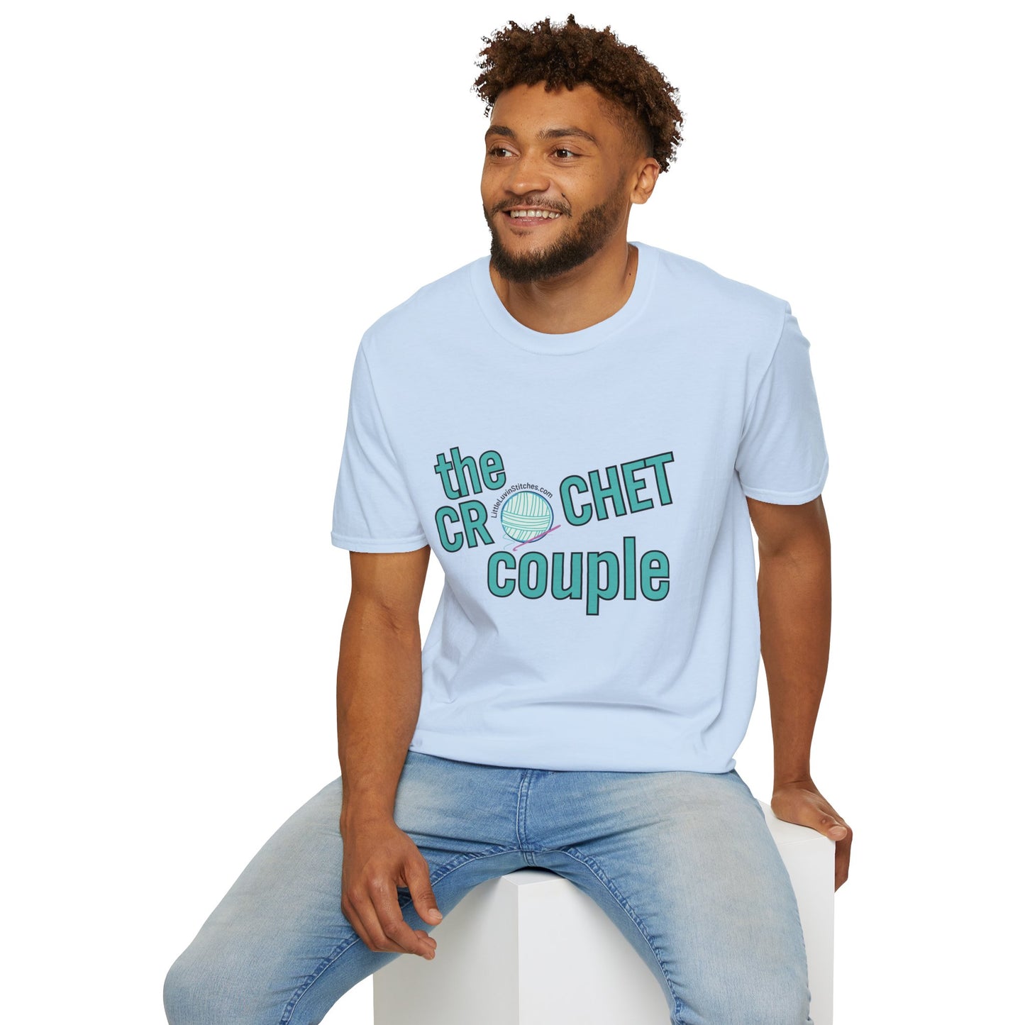 Crochet Couple Unisex Softstyle T-Shirt
