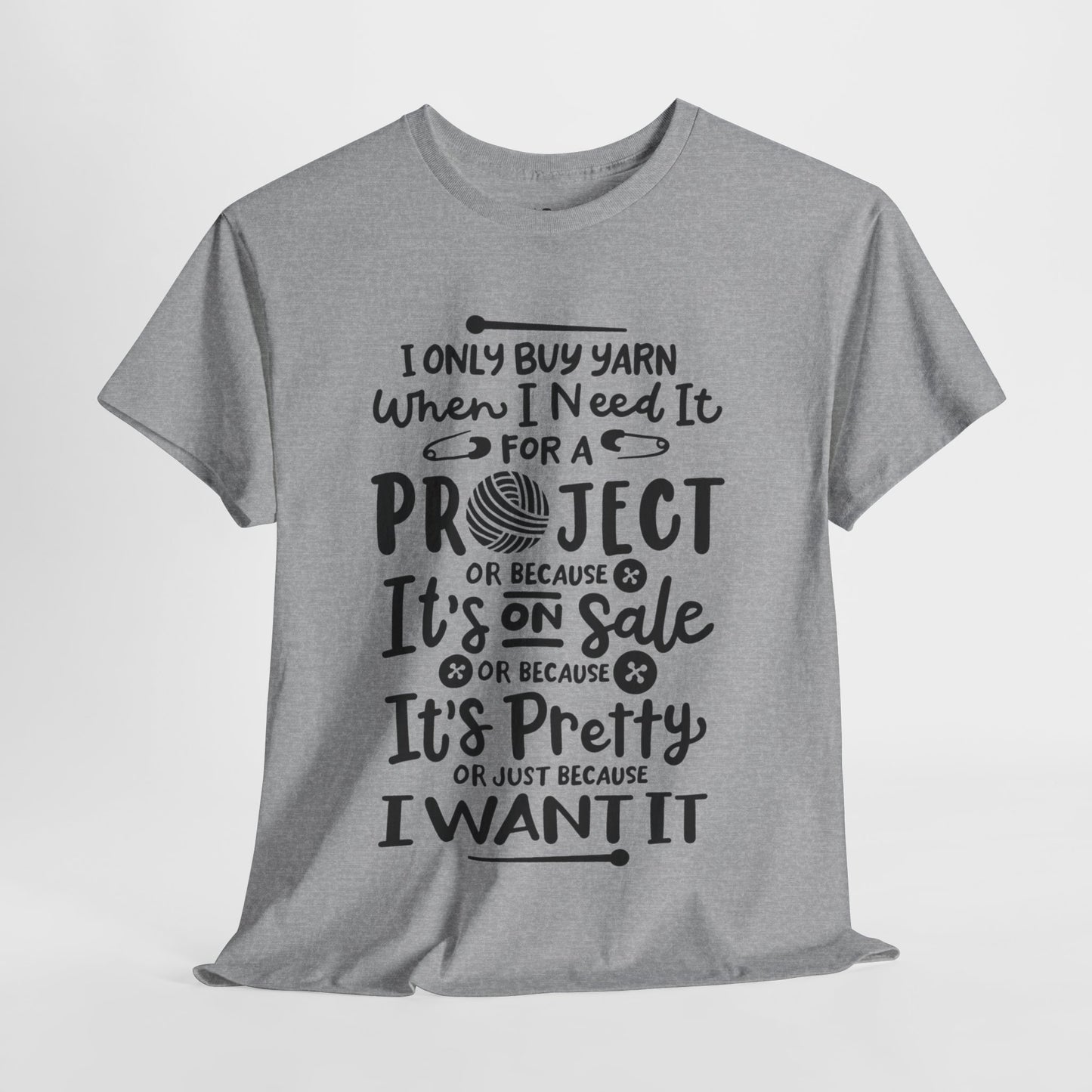 Funny Crochet Theme Unisex Heavy Cotton Tee