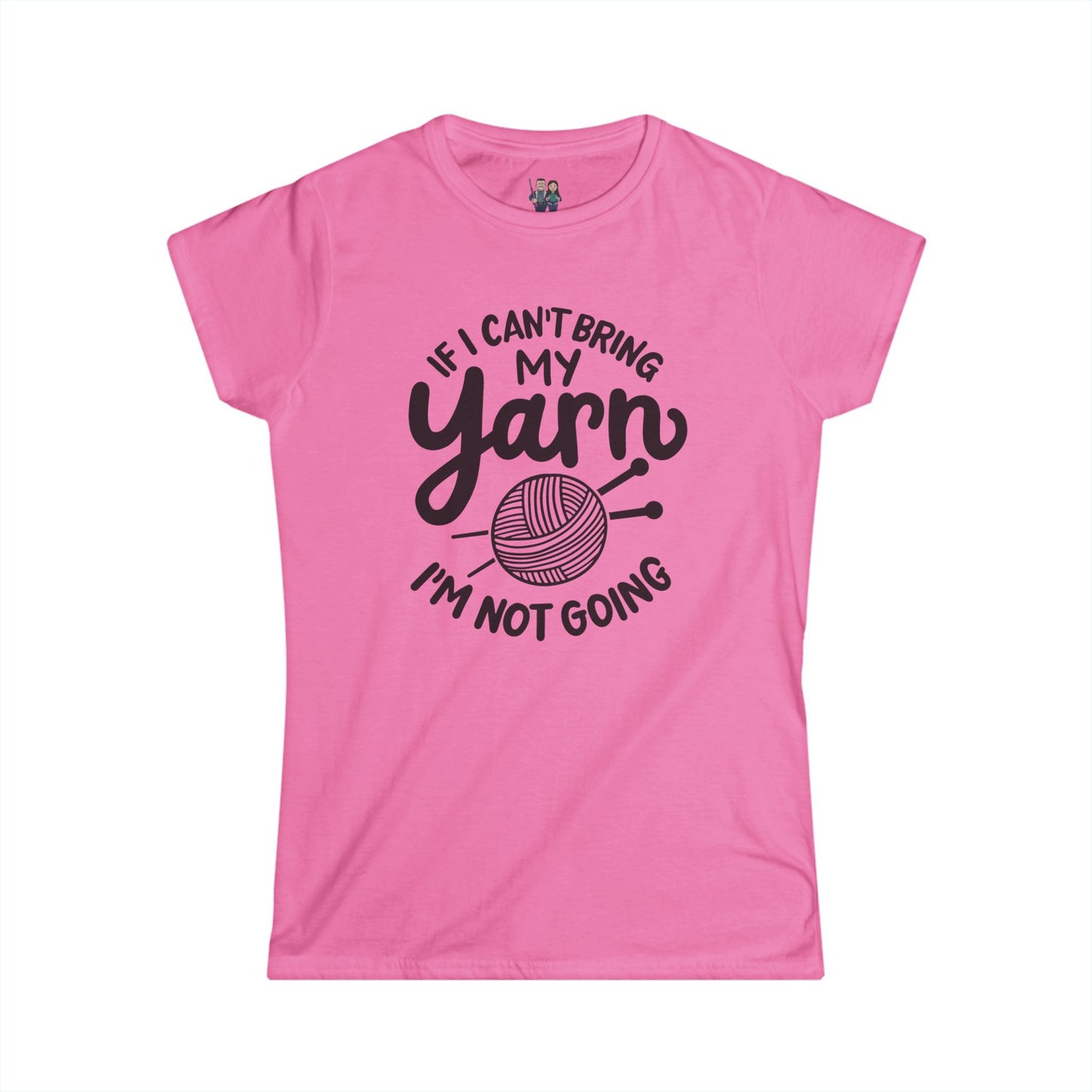 Funny Crochet Saying Women's Softstyle Tee