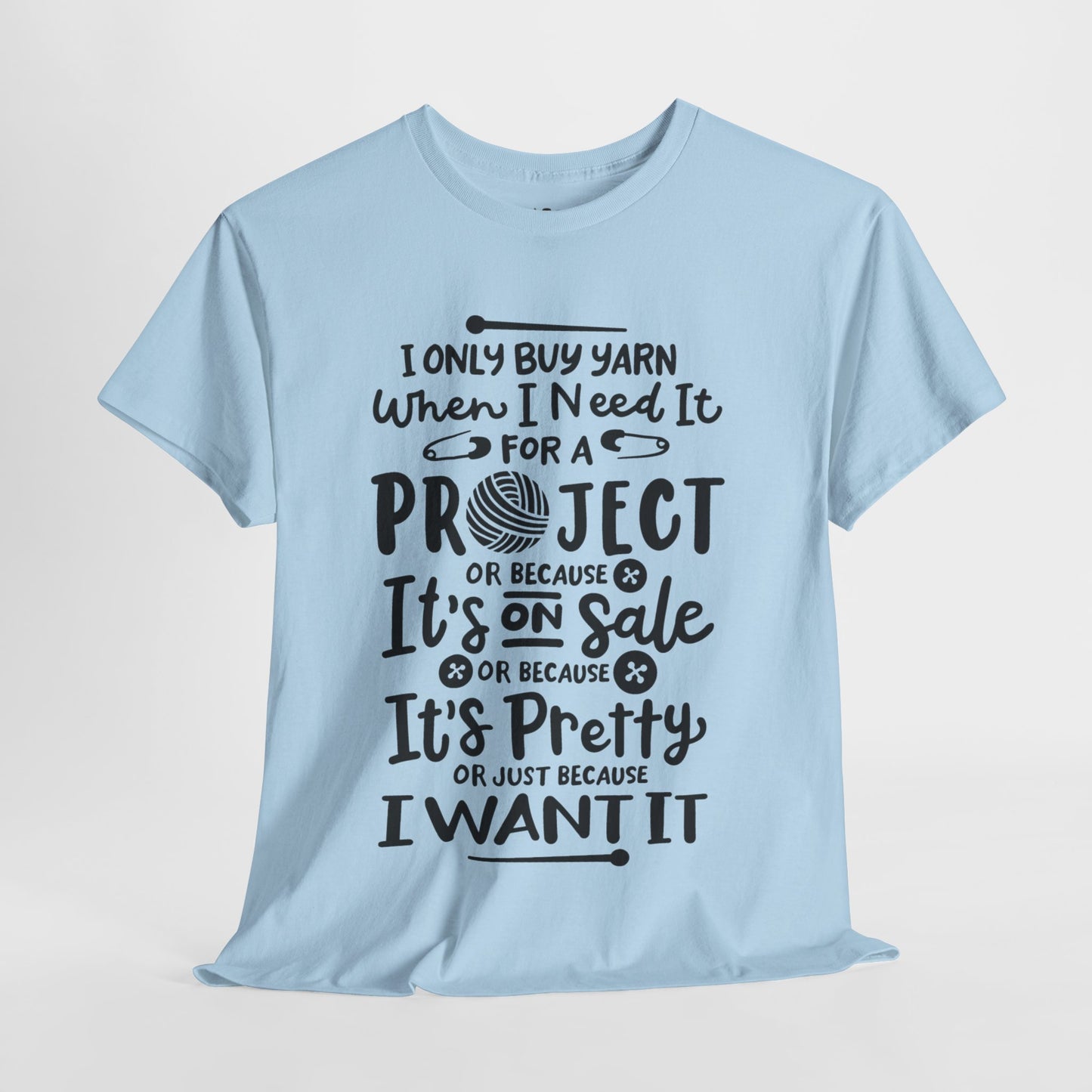 Funny Crochet Theme Unisex Heavy Cotton Tee