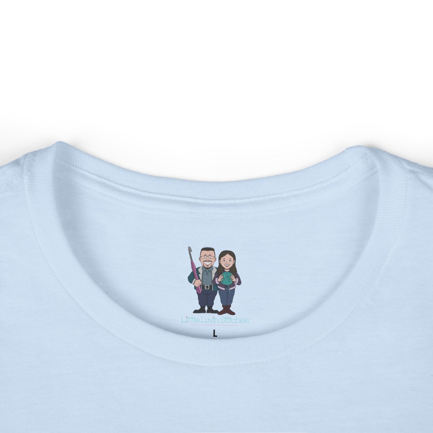 Funny Crochet Saying Women's Softstyle Tee