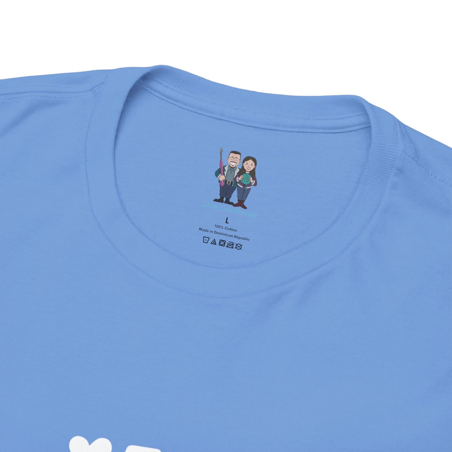 Crochet Humor Unisex Heavy Cotton Tee