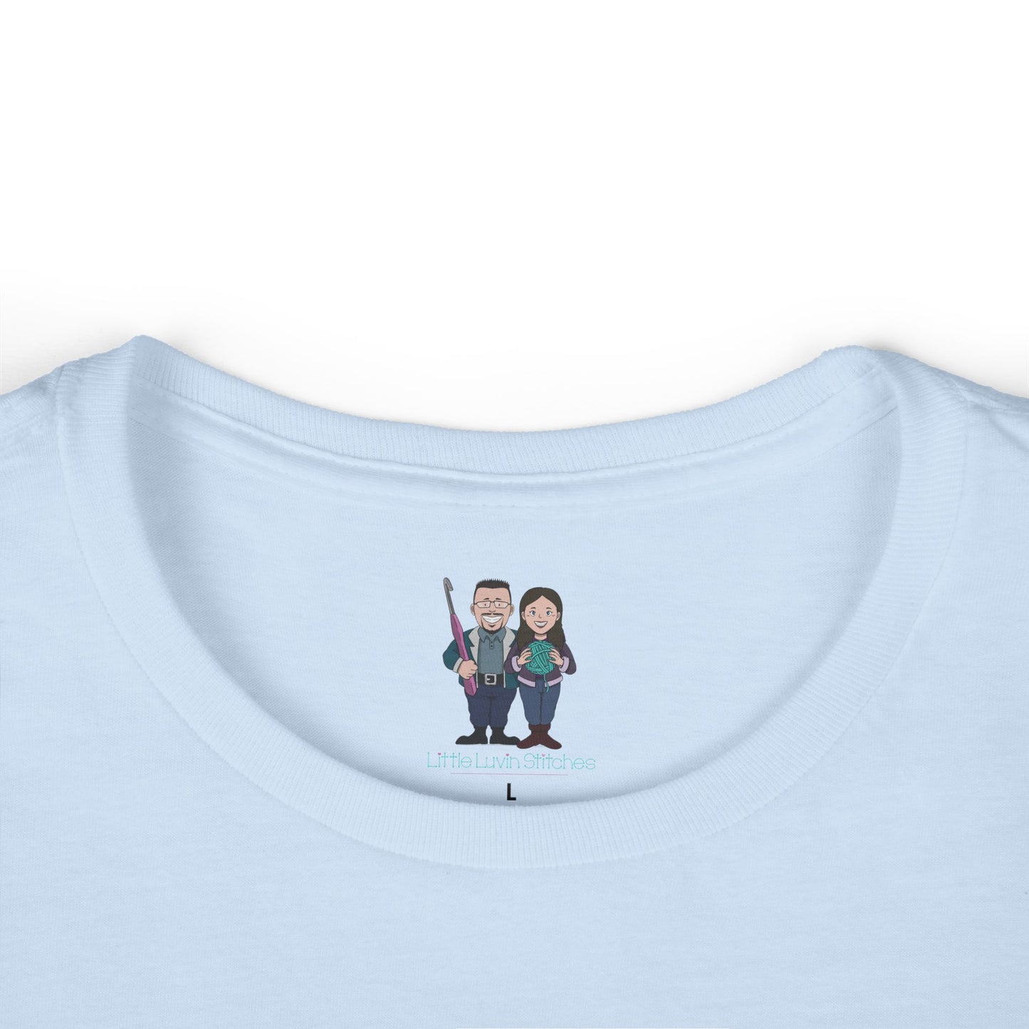 Crochet Humor, Women's Softstyle Tee