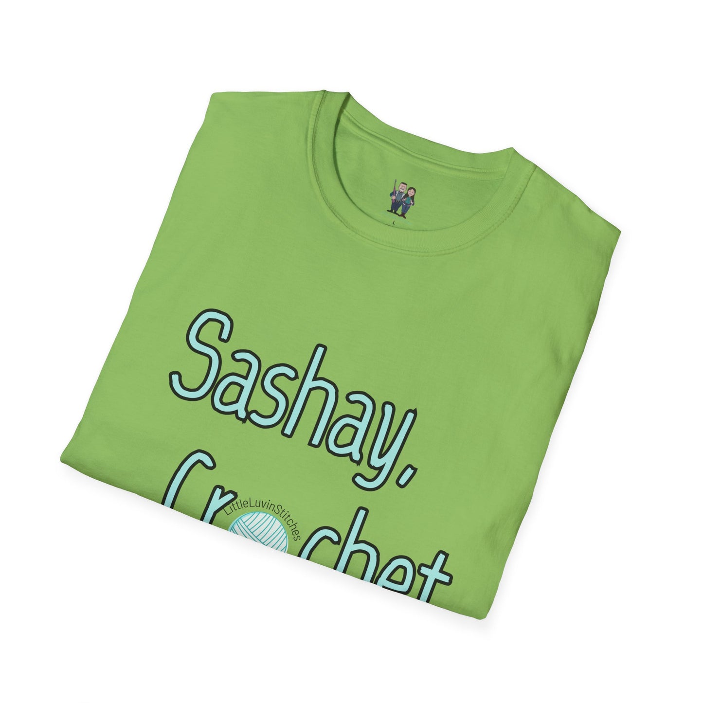 Sashay Crochet, Unisex Softstyle T-Shirt, Comfortable and Extra Soft