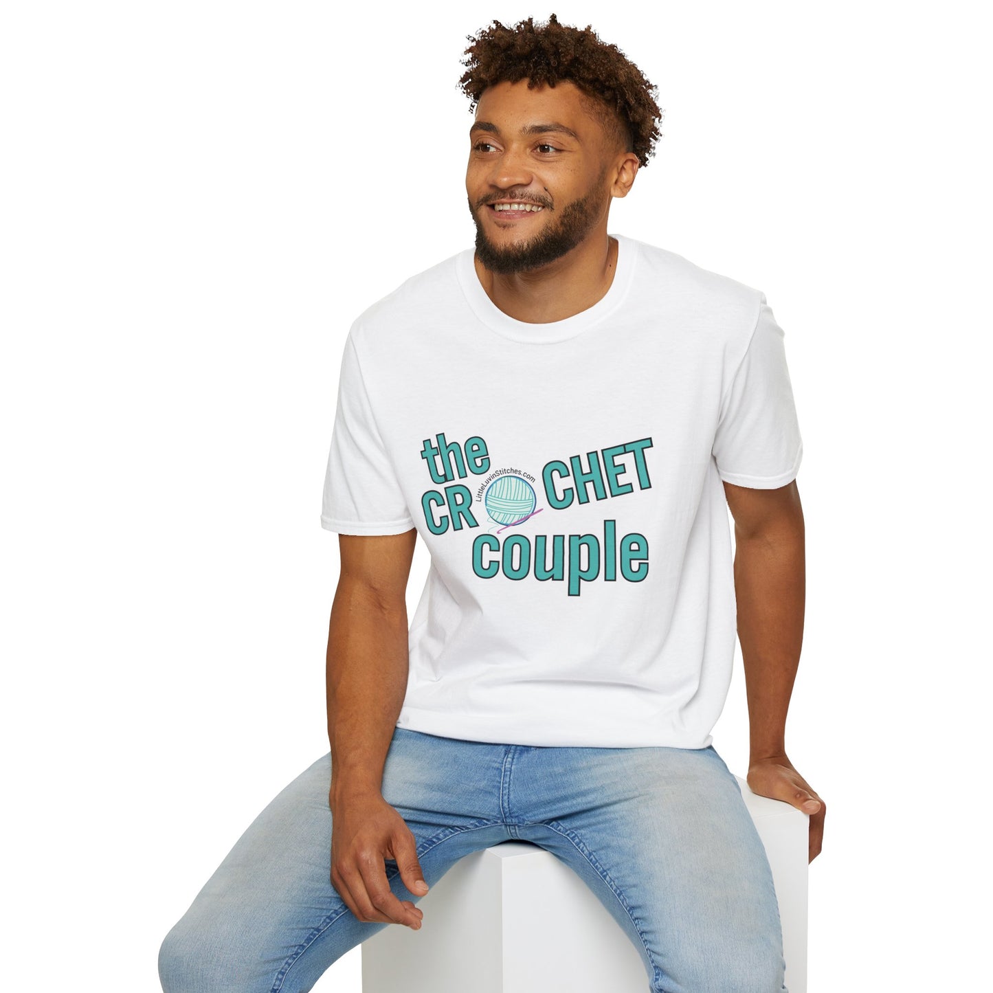 Crochet Couple Unisex Softstyle T-Shirt
