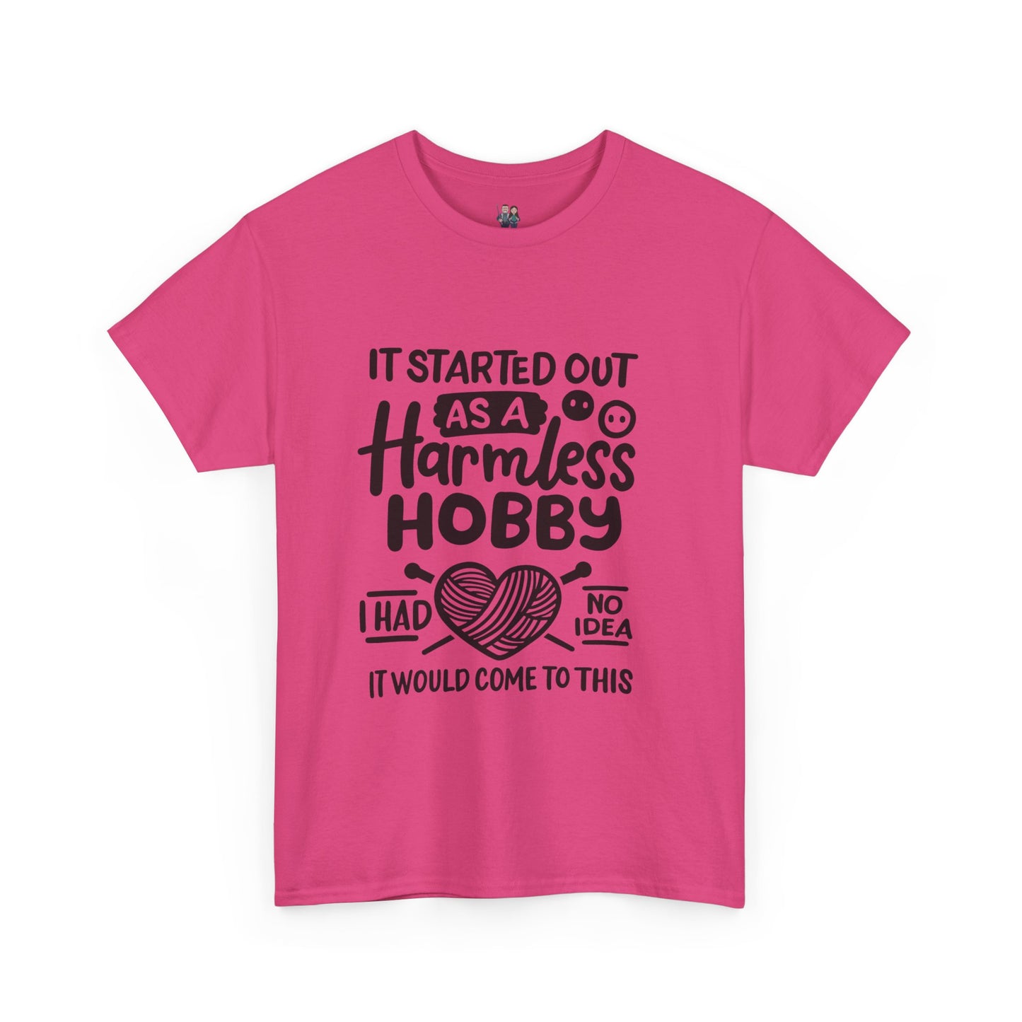 Crochet Hobby T-Shirt Unisex Heavy Cotton Tee