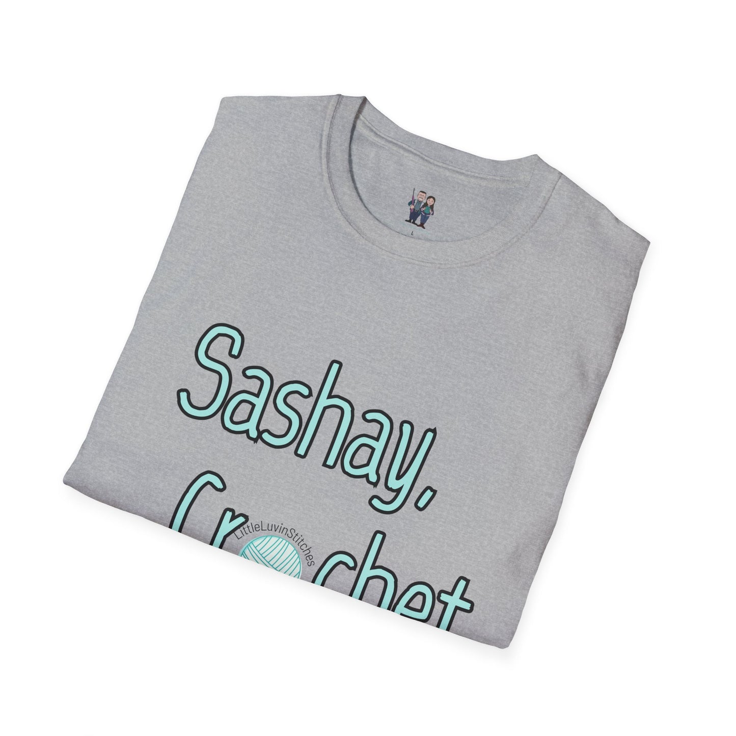 Sashay Crochet, Unisex Softstyle T-Shirt, Comfortable and Extra Soft