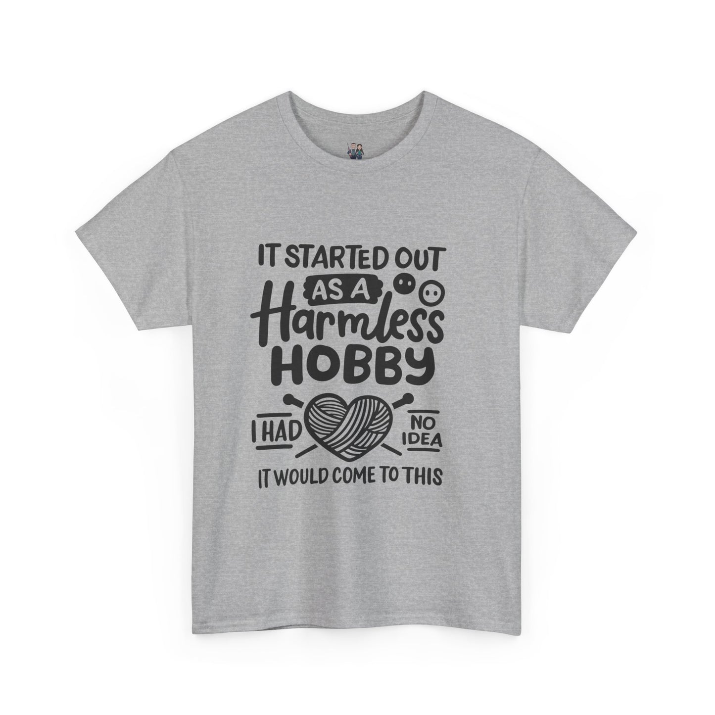 Crochet Hobby T-Shirt Unisex Heavy Cotton Tee