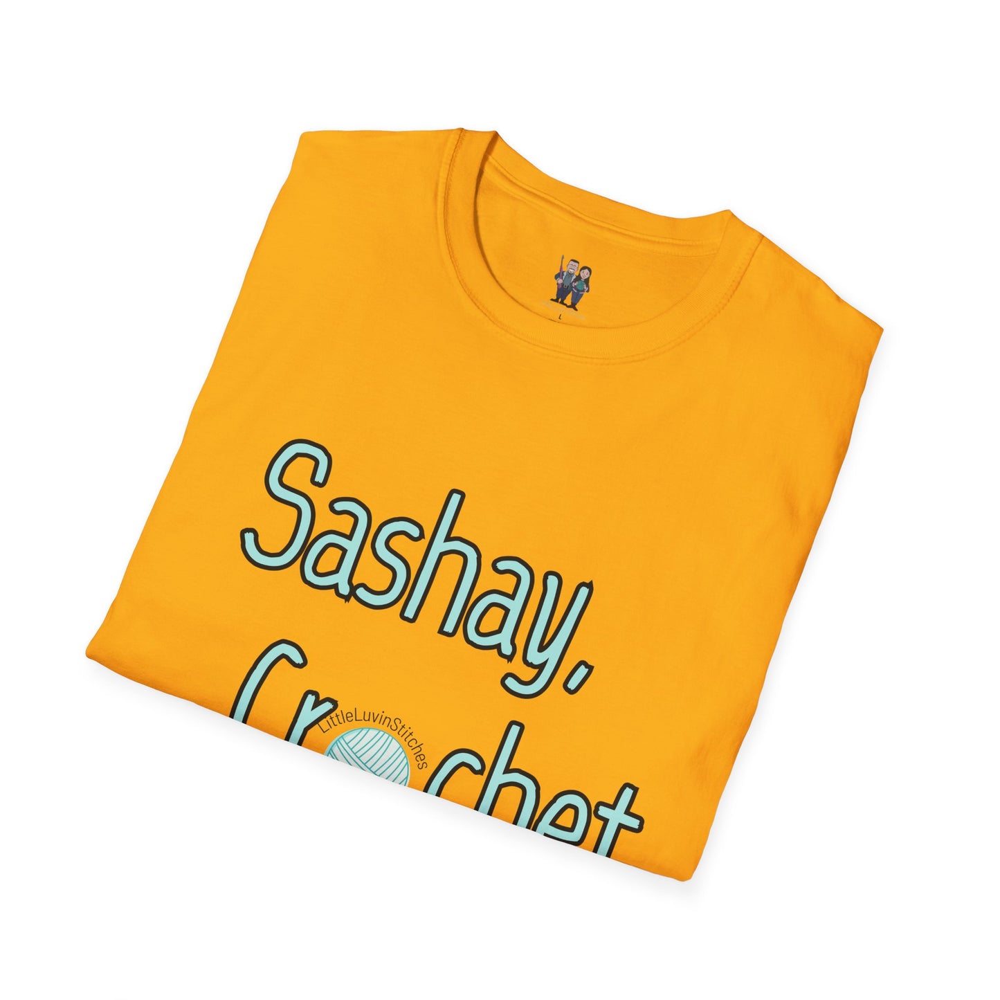 Sashay Crochet, Unisex Softstyle T-Shirt, Comfortable and Extra Soft