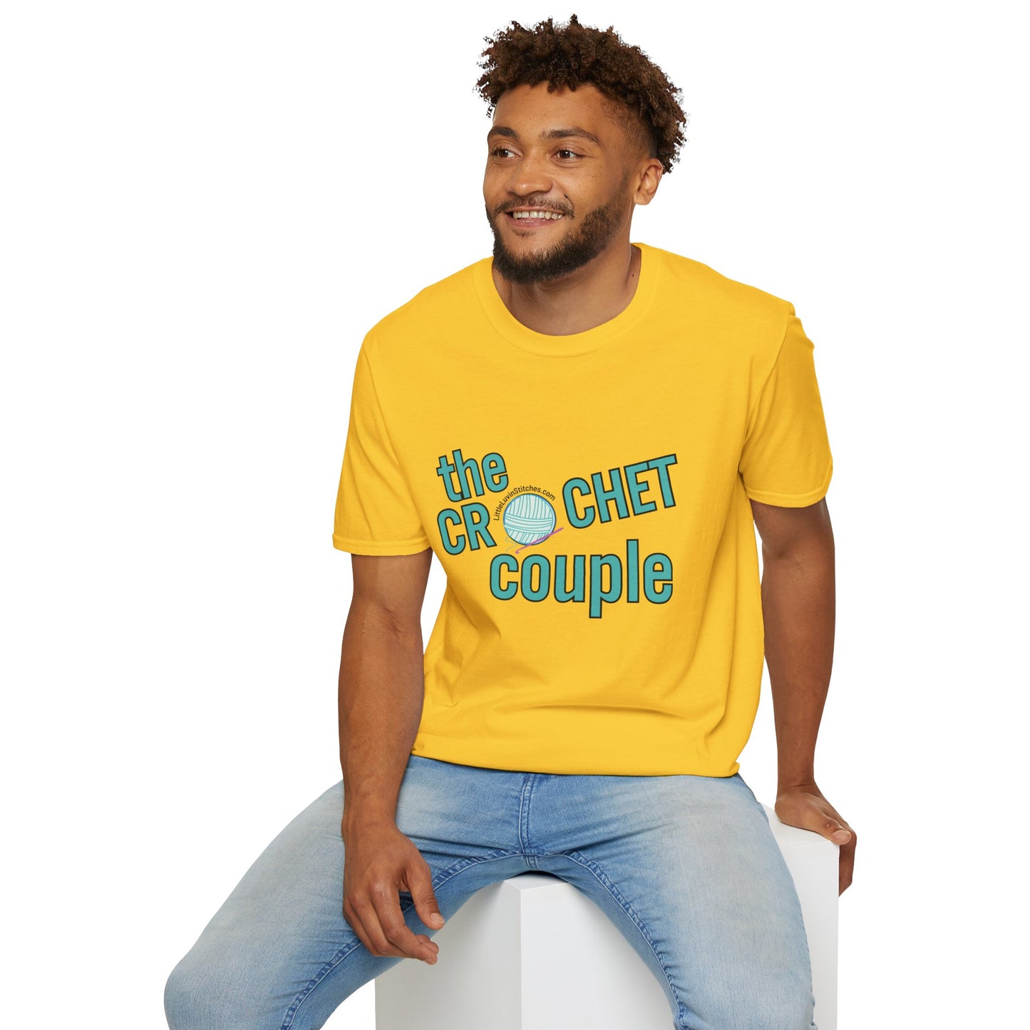 Crochet Couple Unisex Softstyle T-Shirt