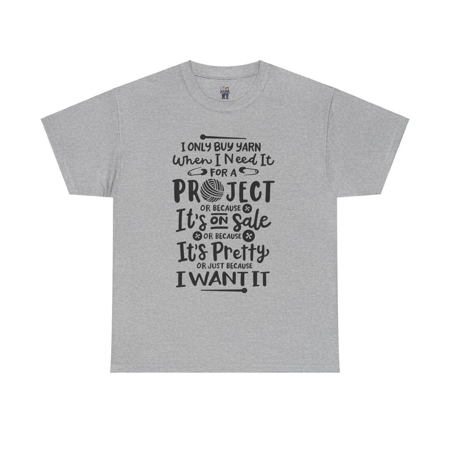 Funny Crochet Theme Unisex Heavy Cotton Tee