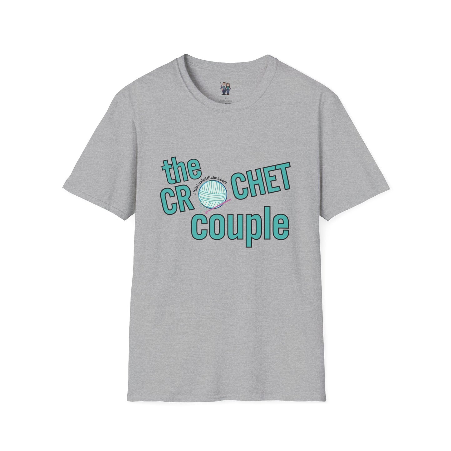 Crochet Couple Unisex Softstyle T-Shirt