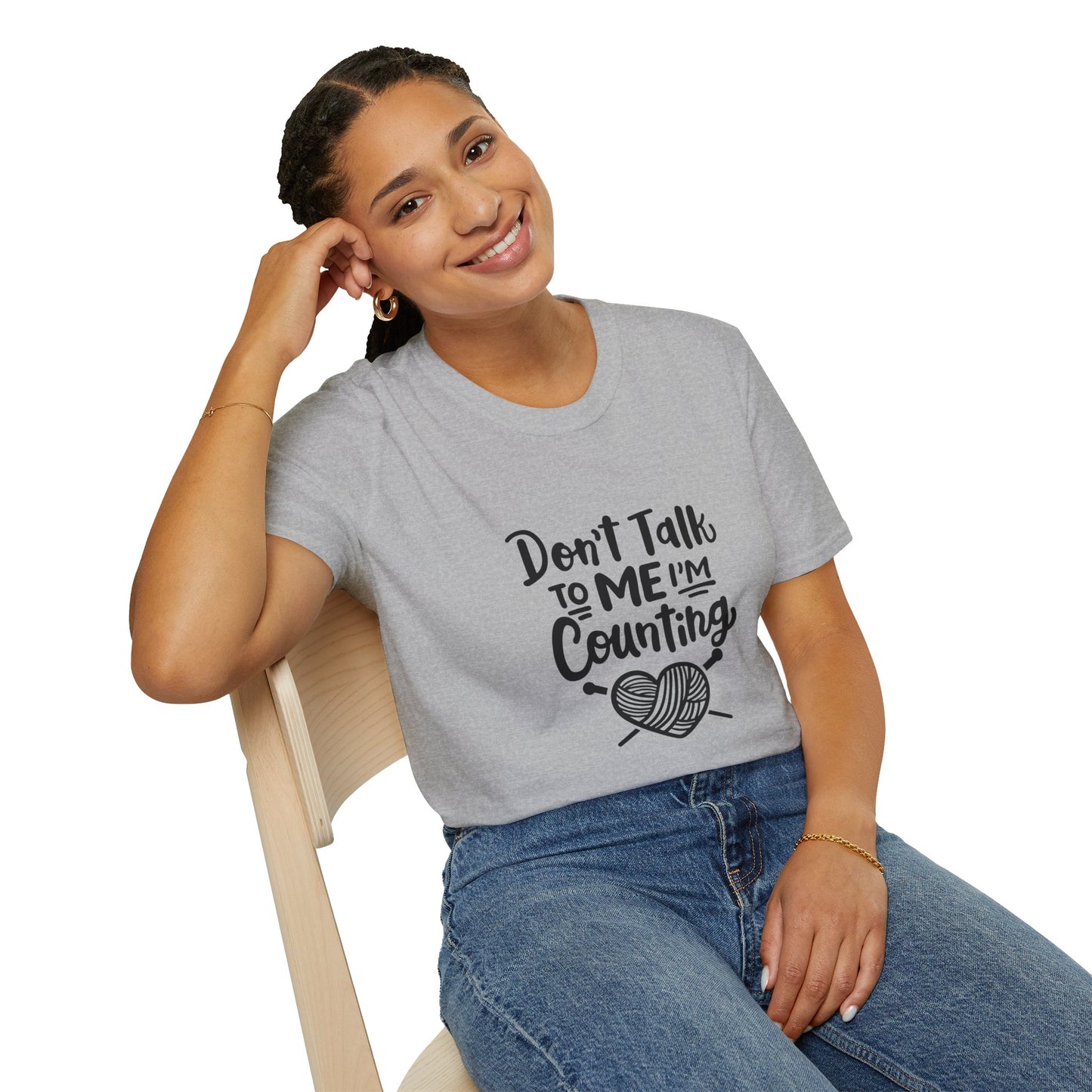 Don't t Talk to Me I'm Counting, Unisex Softstyle Tee, Comfortable, Extra Soft