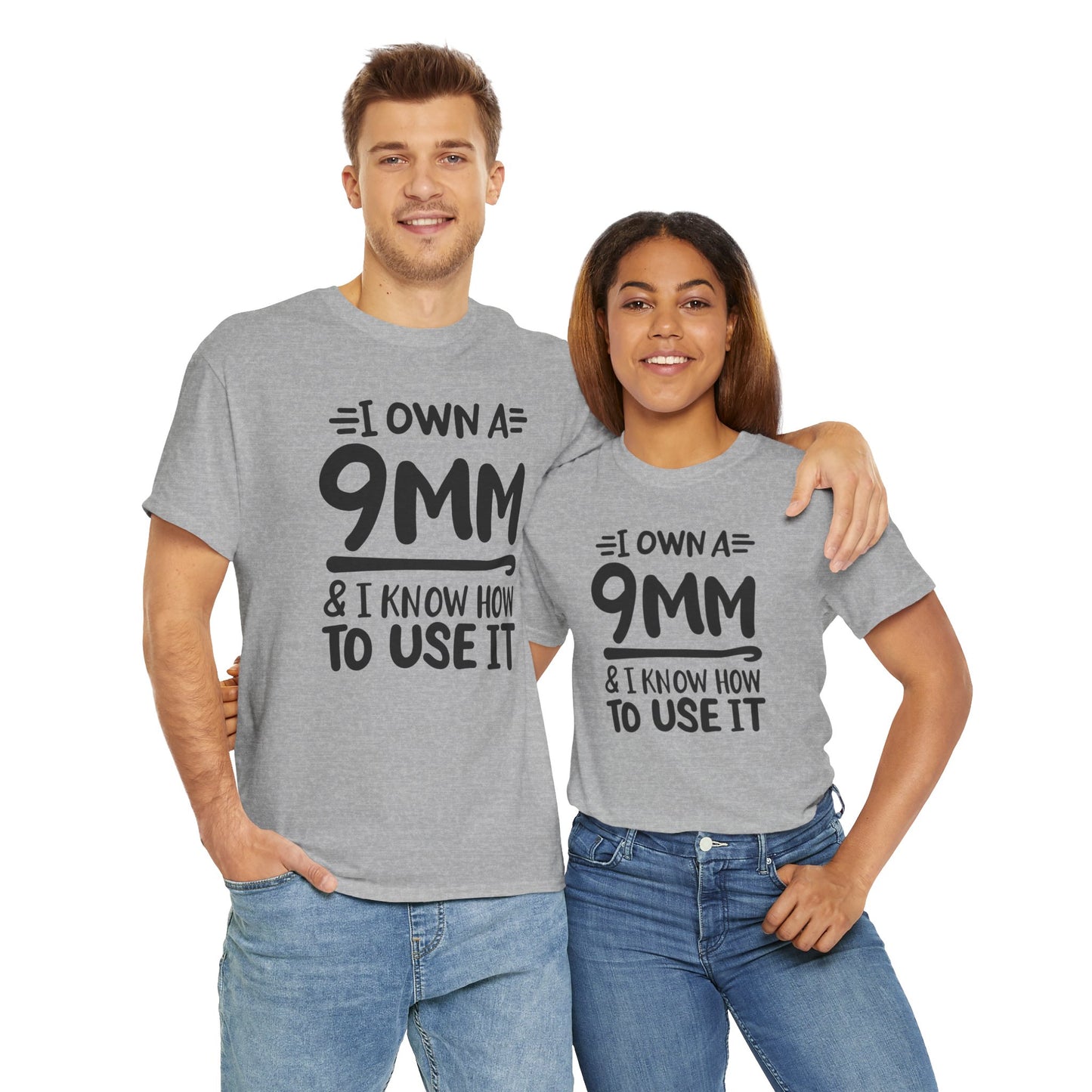 Funny Crochet Theme Unisex Heavy Cotton Tee