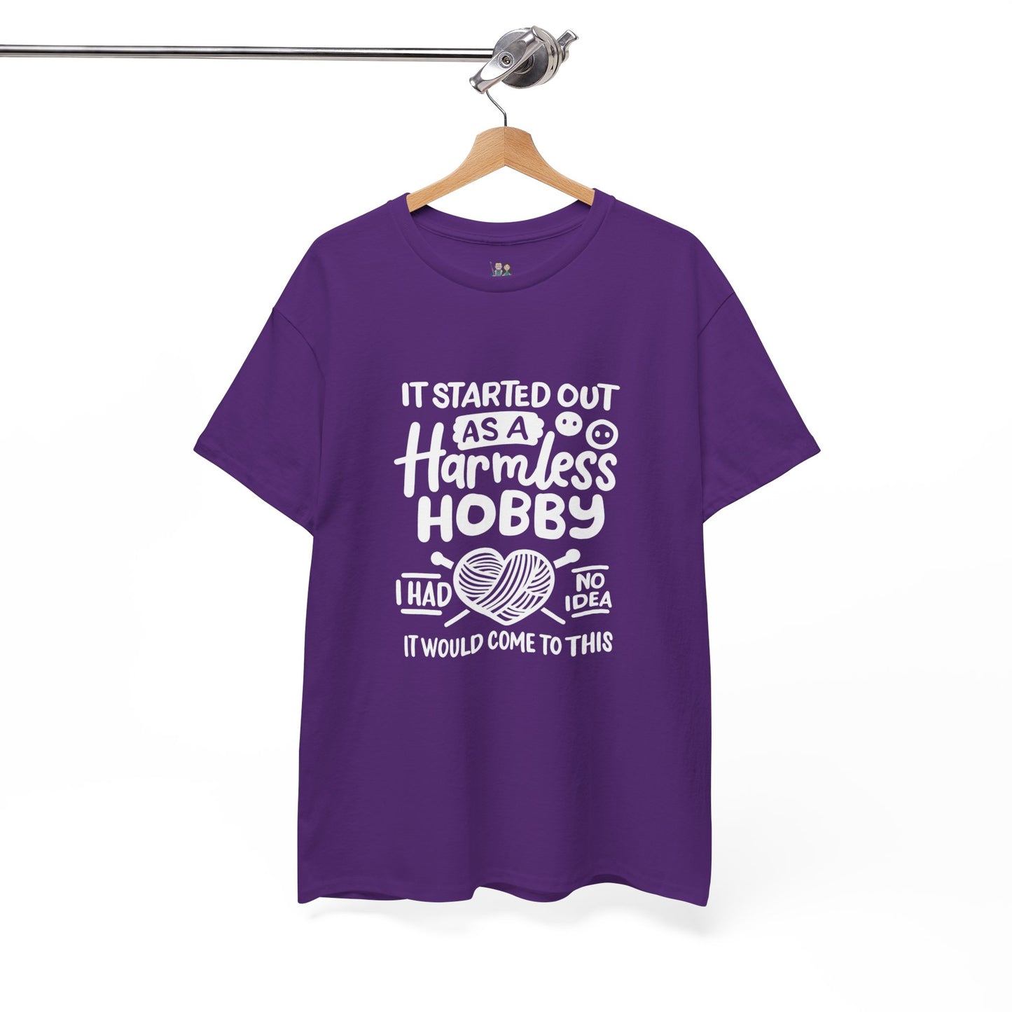 Crochet Hobby T-Shirt Unisex Heavy Cotton Tee