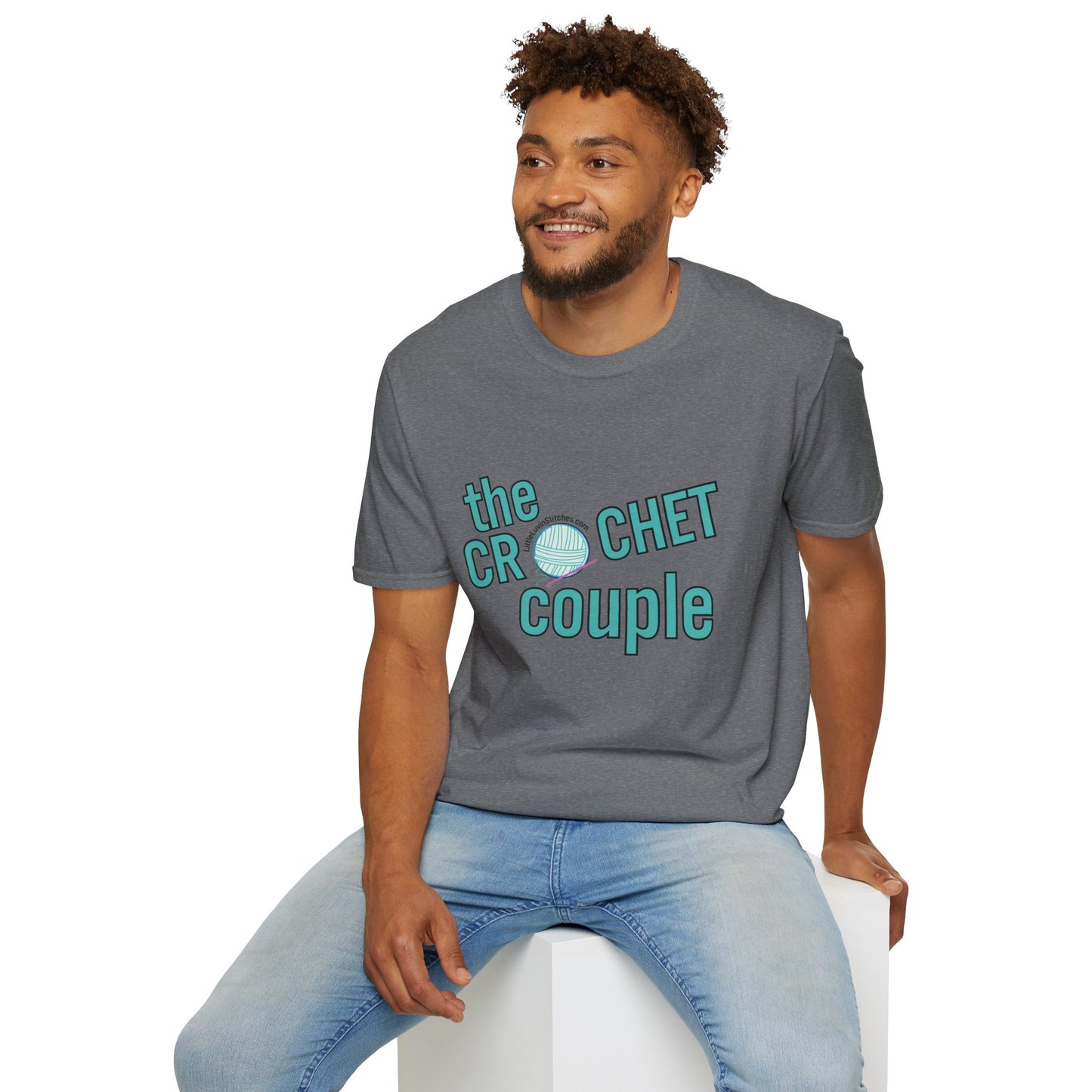 Crochet Couple Unisex Softstyle T-Shirt