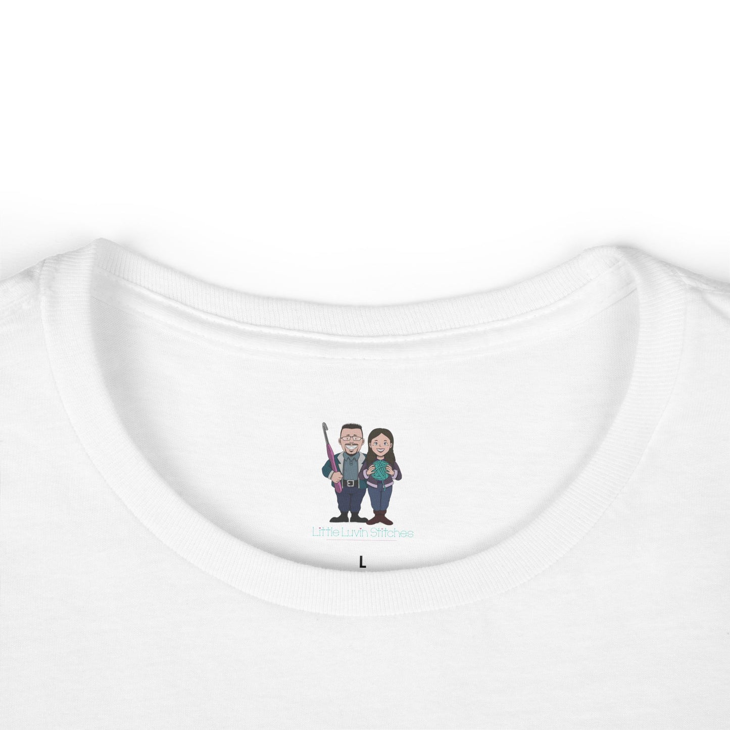 Cute Crochet Lover T-shirt, Women's Softstyle Tee