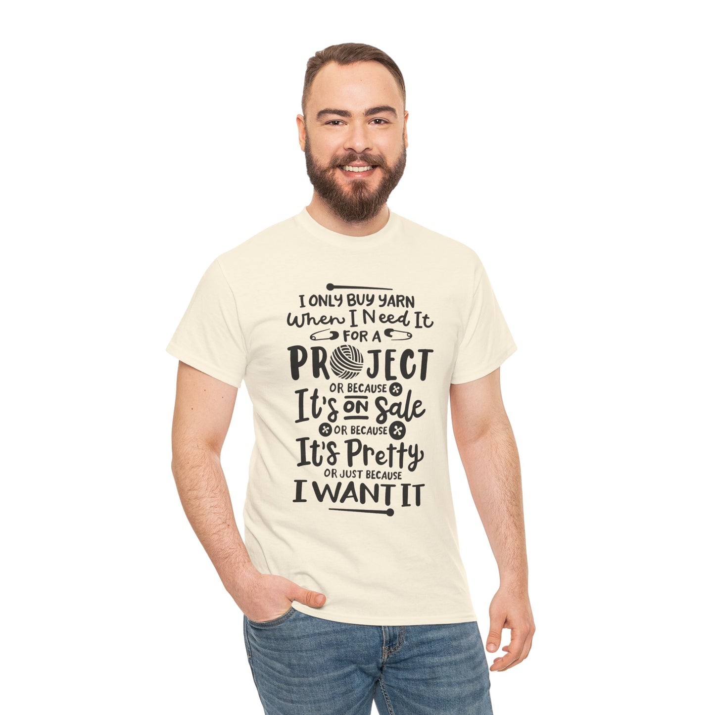 Funny Crochet Theme Unisex Heavy Cotton Tee