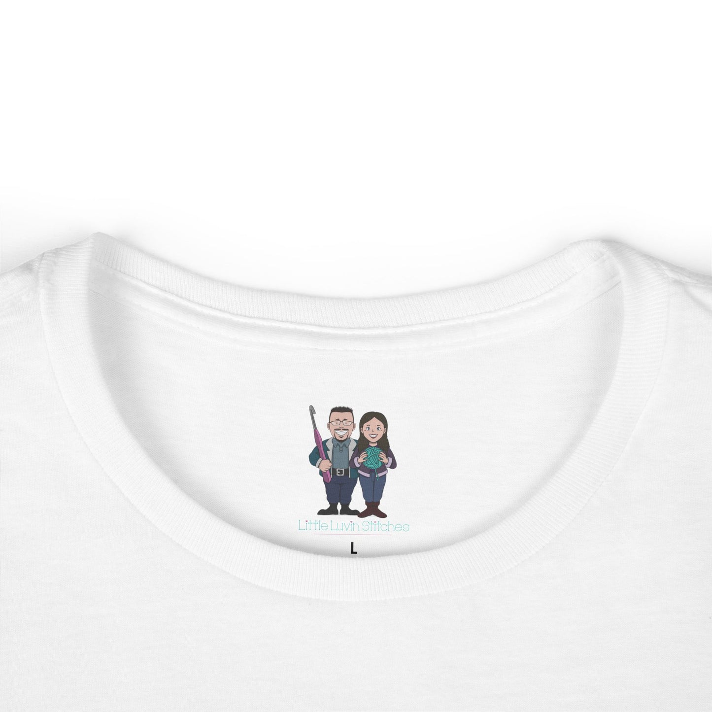 Funny Crochet Saying Women's Softstyle Tee