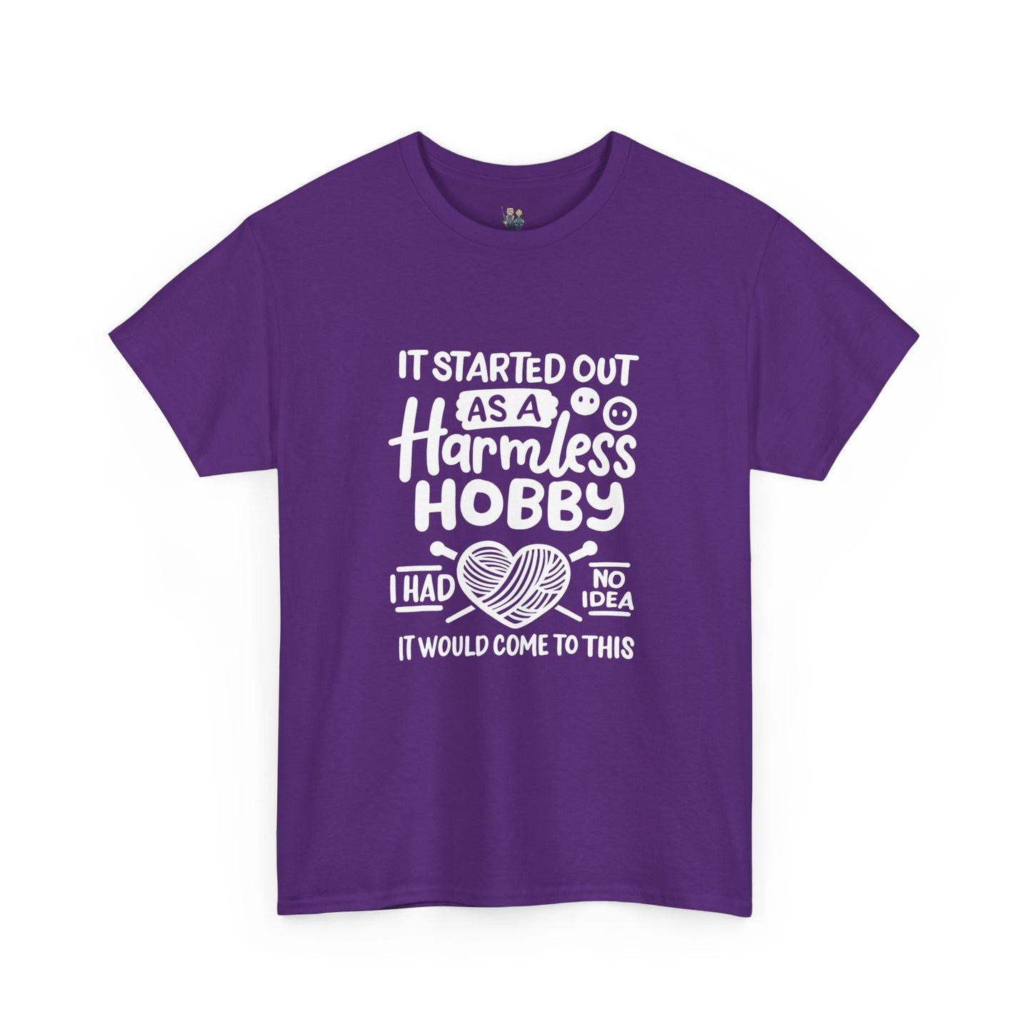 Crochet Hobby T-Shirt Unisex Heavy Cotton Tee