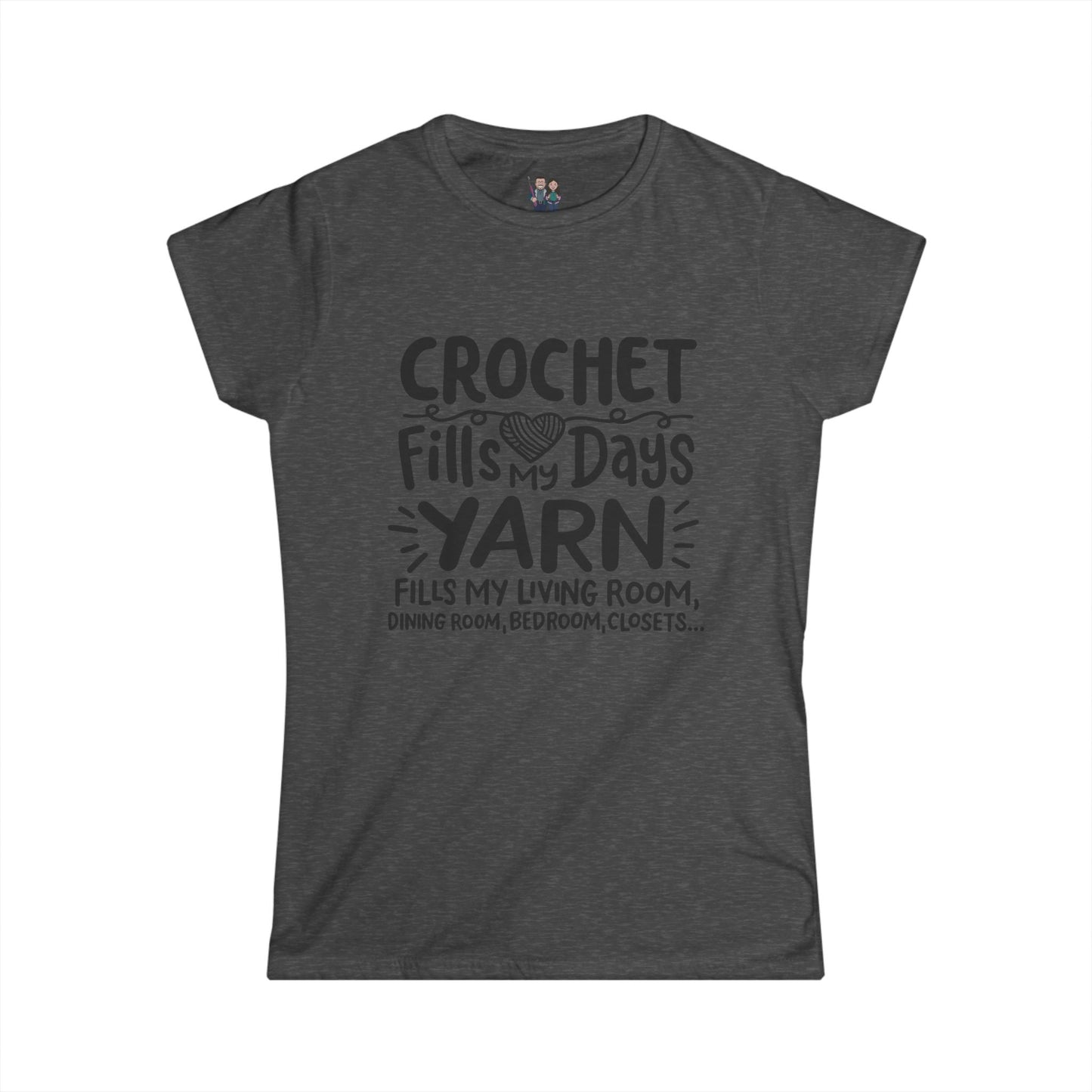 Crochet Humor, Women's Softstyle Tee