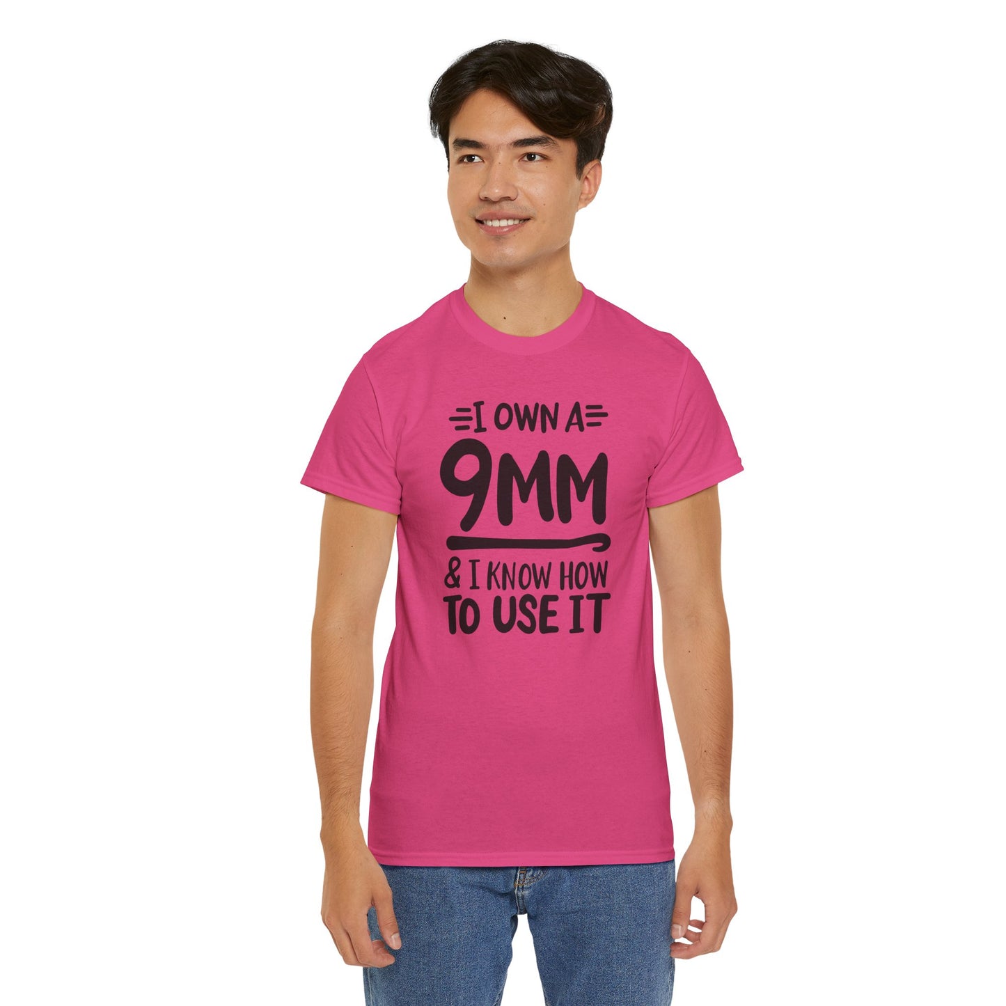 Funny Crochet Theme Unisex Heavy Cotton Tee
