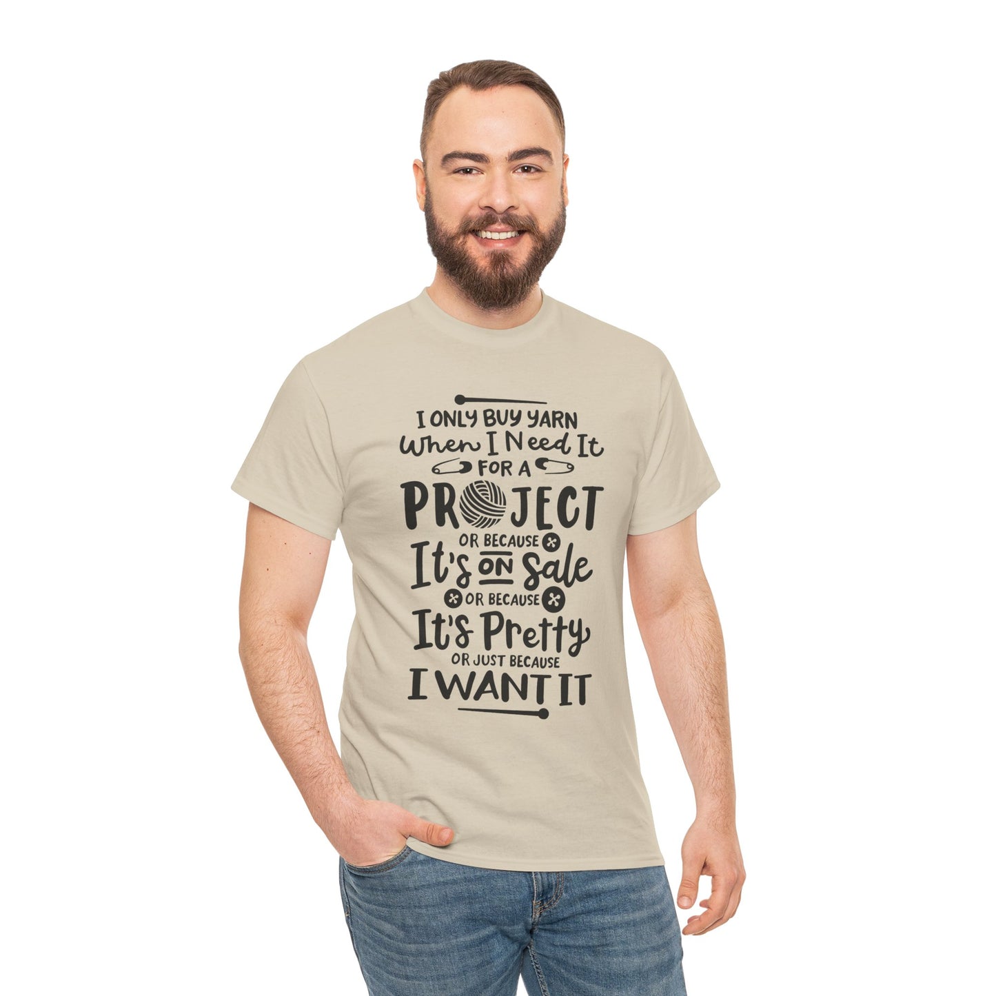Funny Crochet Theme Unisex Heavy Cotton Tee