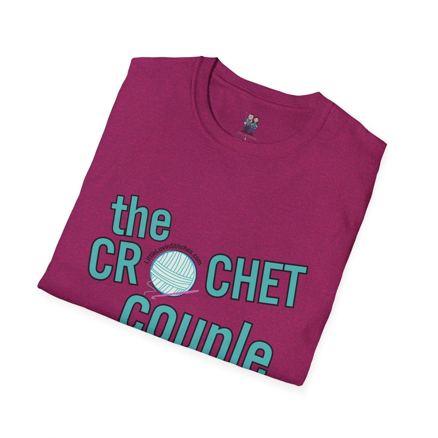 Crochet Couple Unisex Softstyle T-Shirt