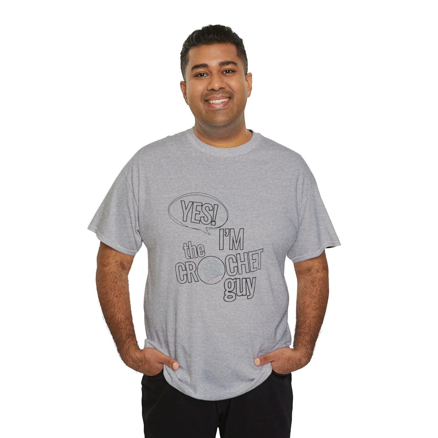 I'm The Crochet Guy Unisex Heavy Cotton Tee