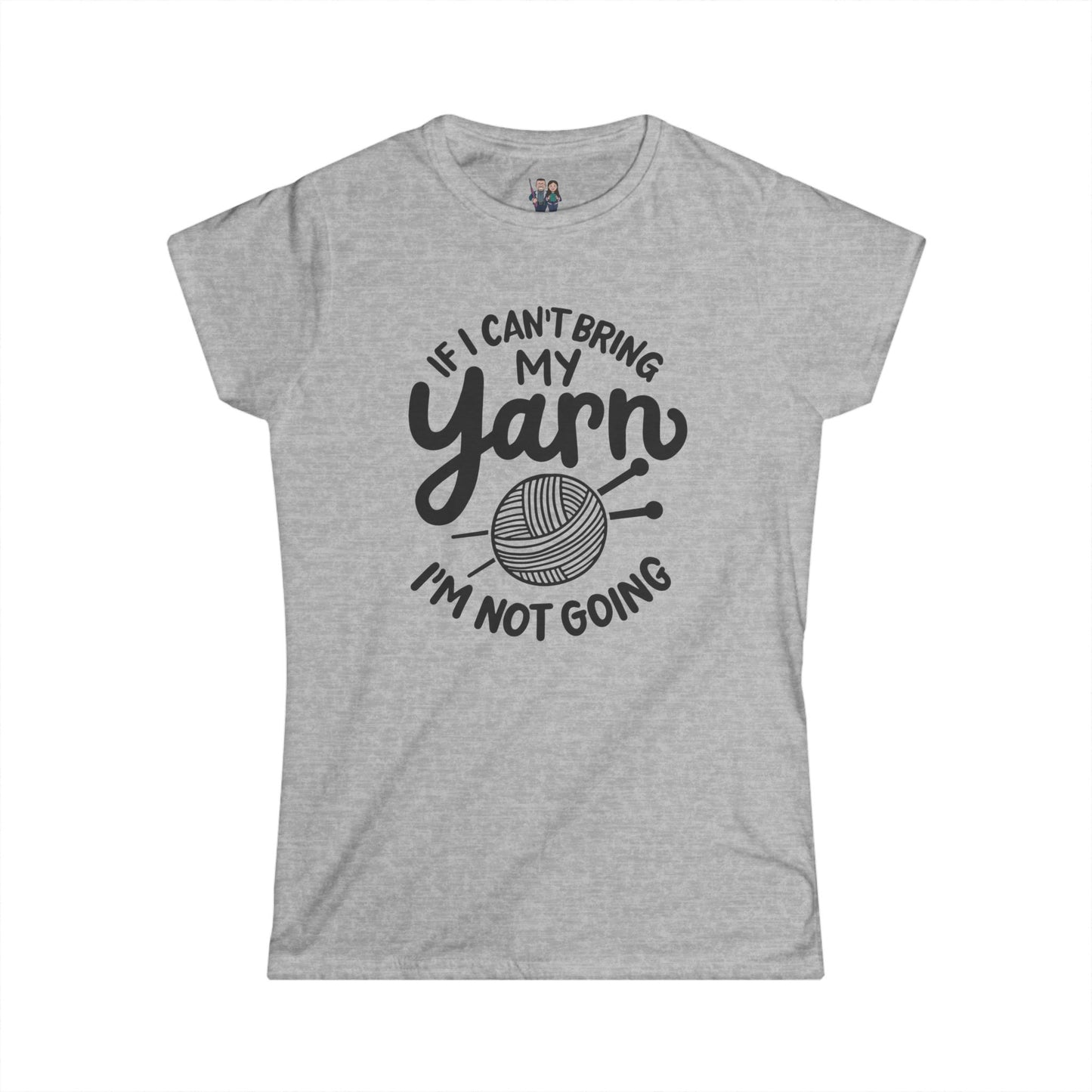 Funny Crochet Saying Women's Softstyle Tee