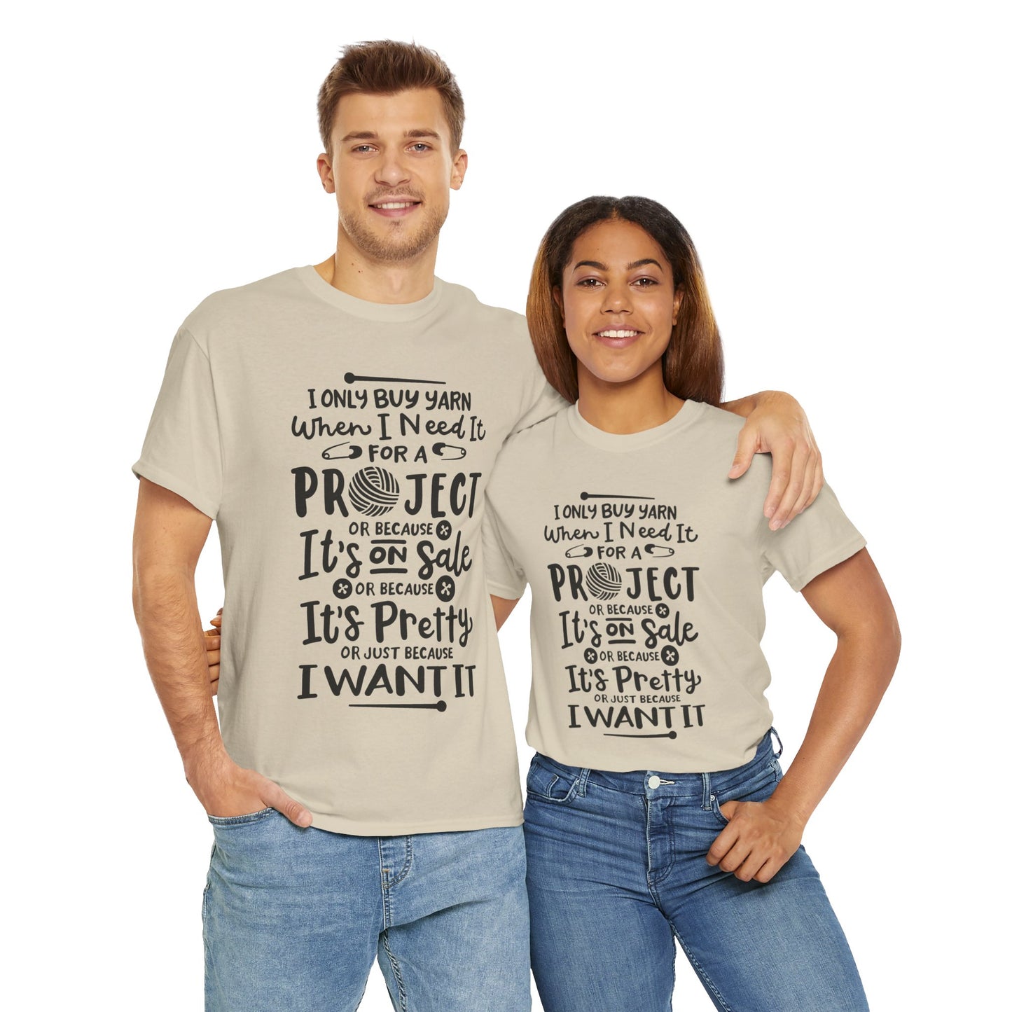 Funny Crochet Theme Unisex Heavy Cotton Tee