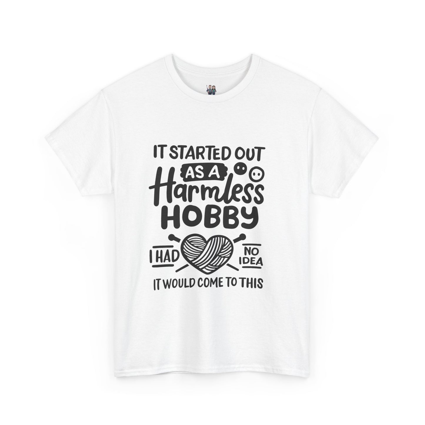 Crochet Hobby T-Shirt Unisex Heavy Cotton Tee