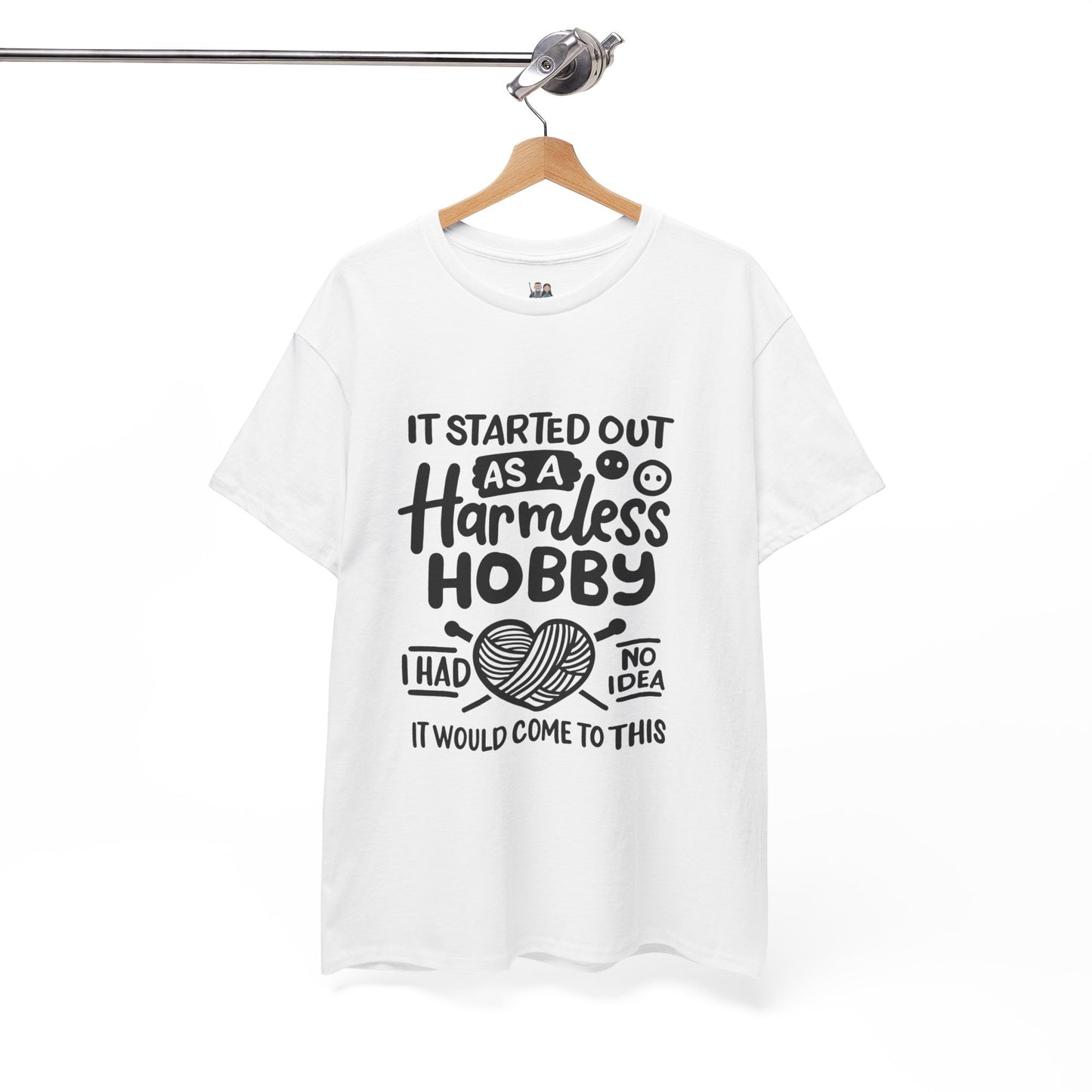 Crochet Hobby T-Shirt Unisex Heavy Cotton Tee