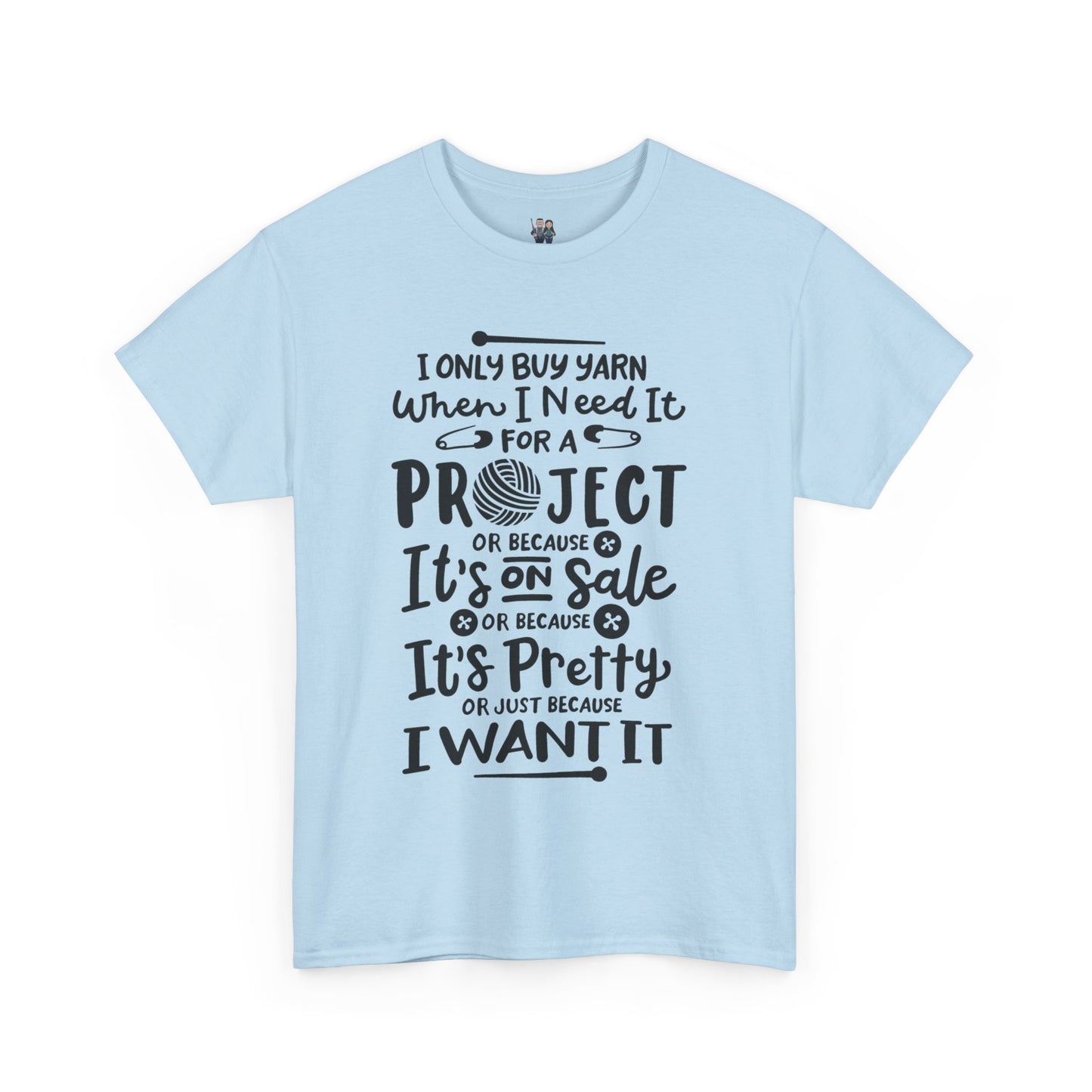 Funny Crochet Theme Unisex Heavy Cotton Tee