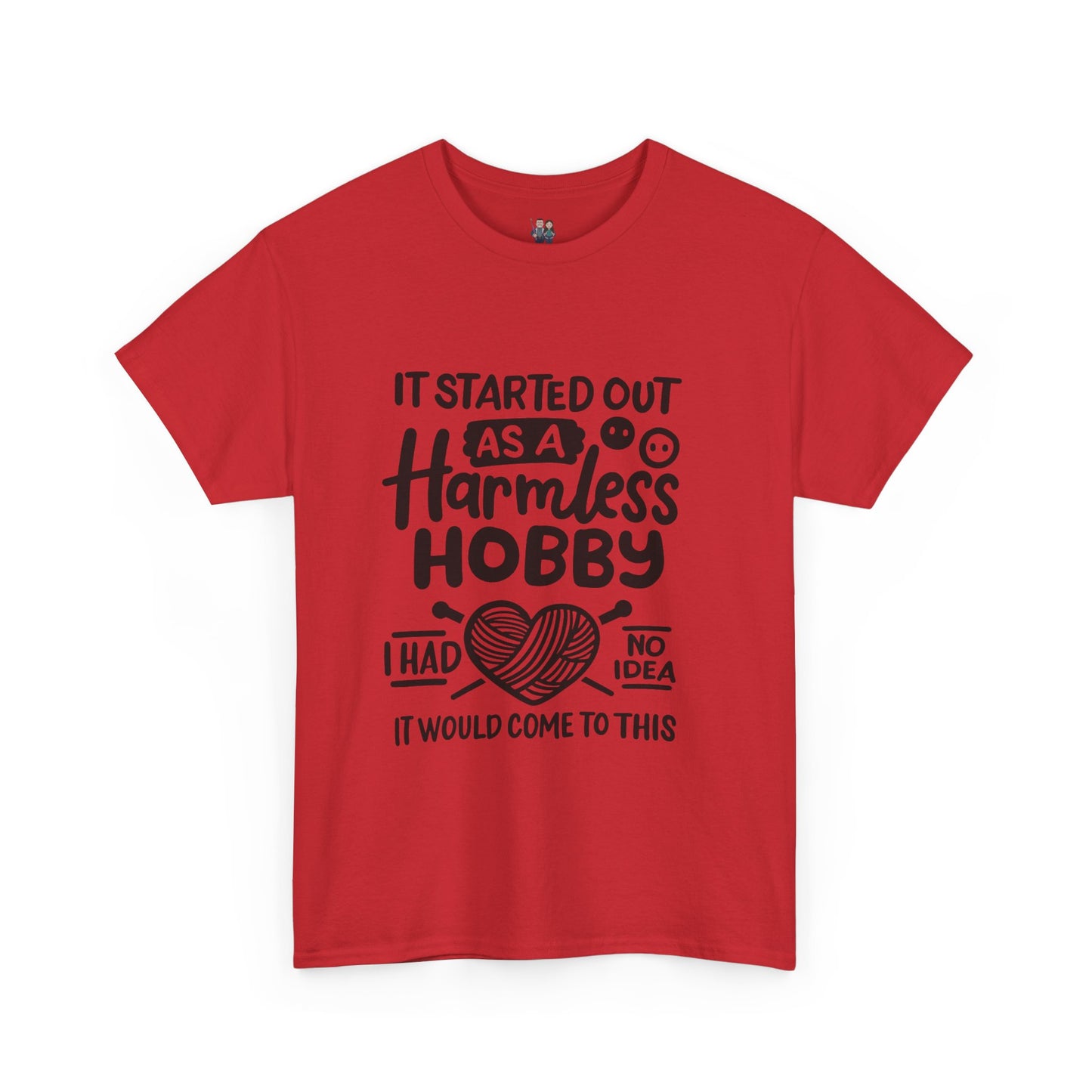 Crochet Hobby T-Shirt Unisex Heavy Cotton Tee