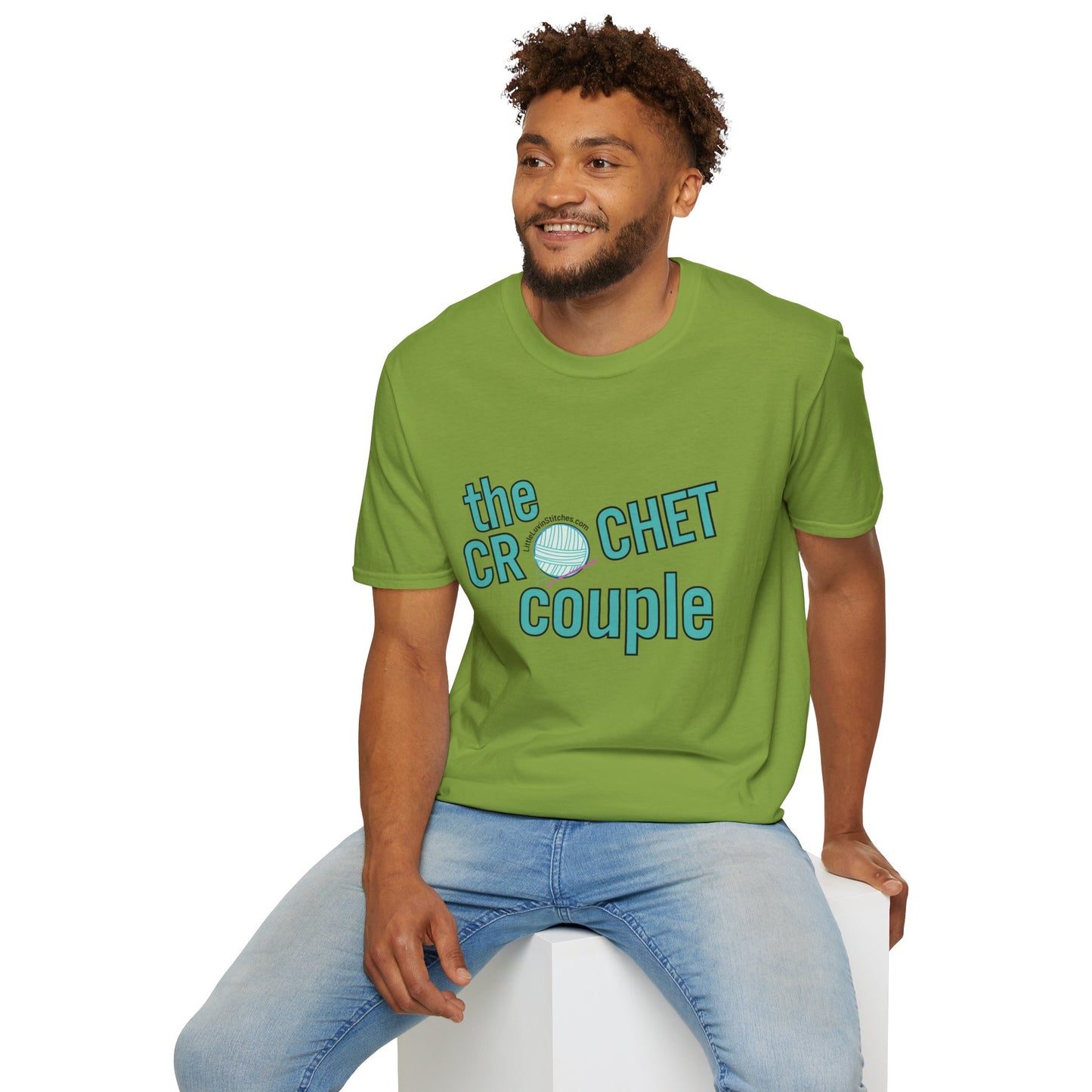 Crochet Couple Unisex Softstyle T-Shirt