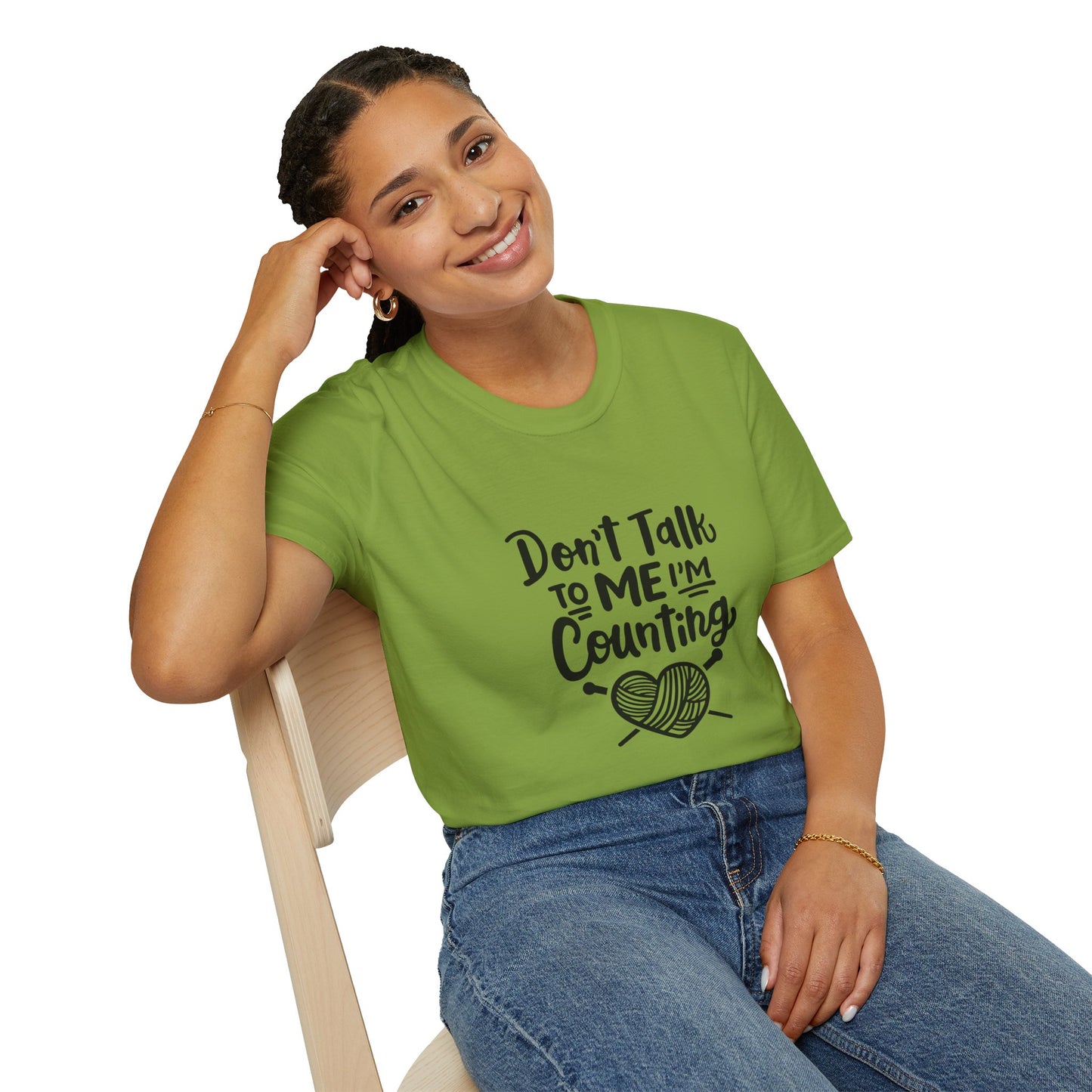 Don't t Talk to Me I'm Counting, Unisex Softstyle Tee, Comfortable, Extra Soft