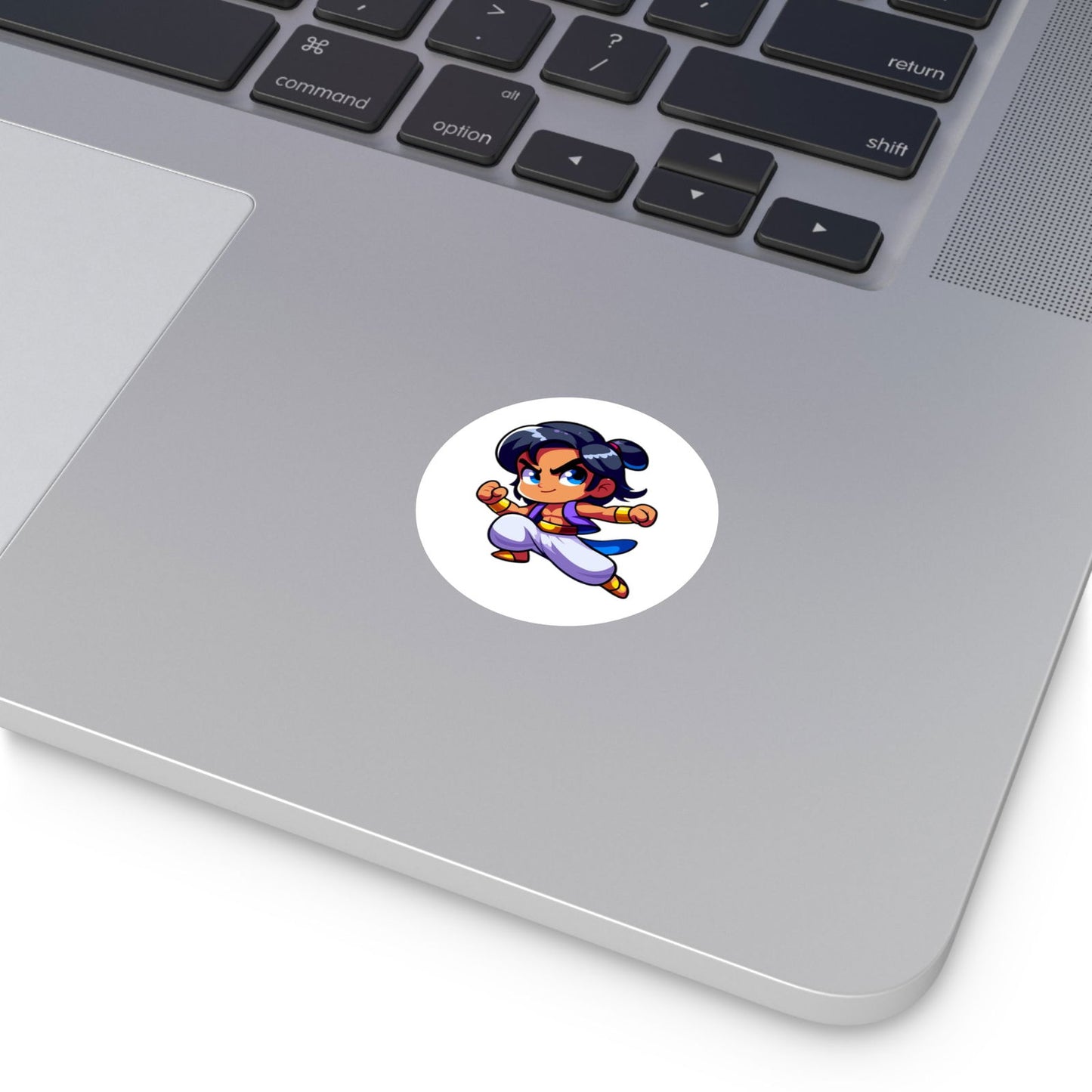 Aladdin Round Vinyl Stickers - Little Luvin Stitches