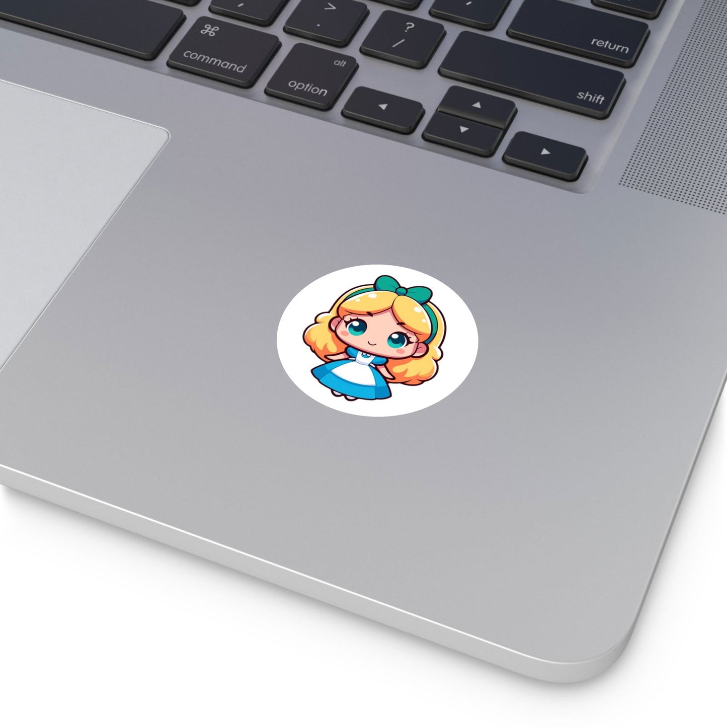 Alice Round Vinyl Stickers - Little Luvin Stitches