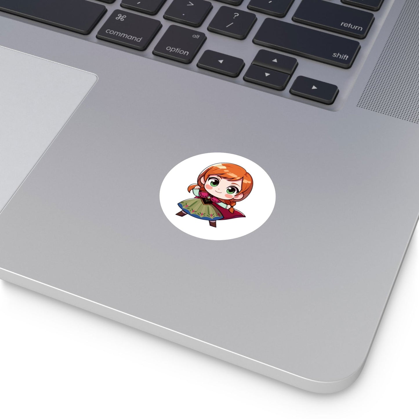 Anna Round Vinyl Stickers - Little Luvin Stitches